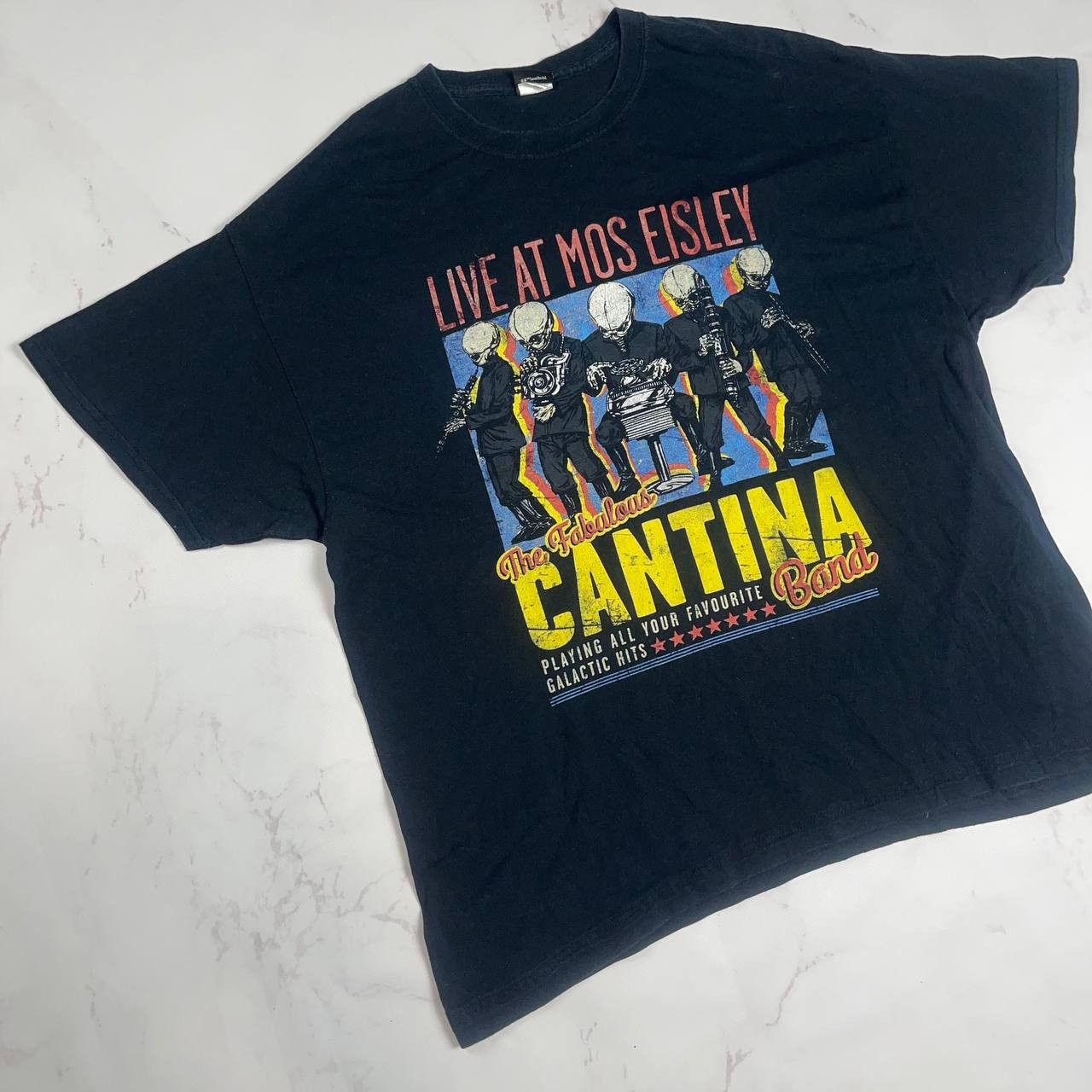 Vintage Star Wars The Fabulous Cantina Band On Tour T-shirt Sz XXL Size US XXL / EU 58 / 5 - 2 Thumbnail