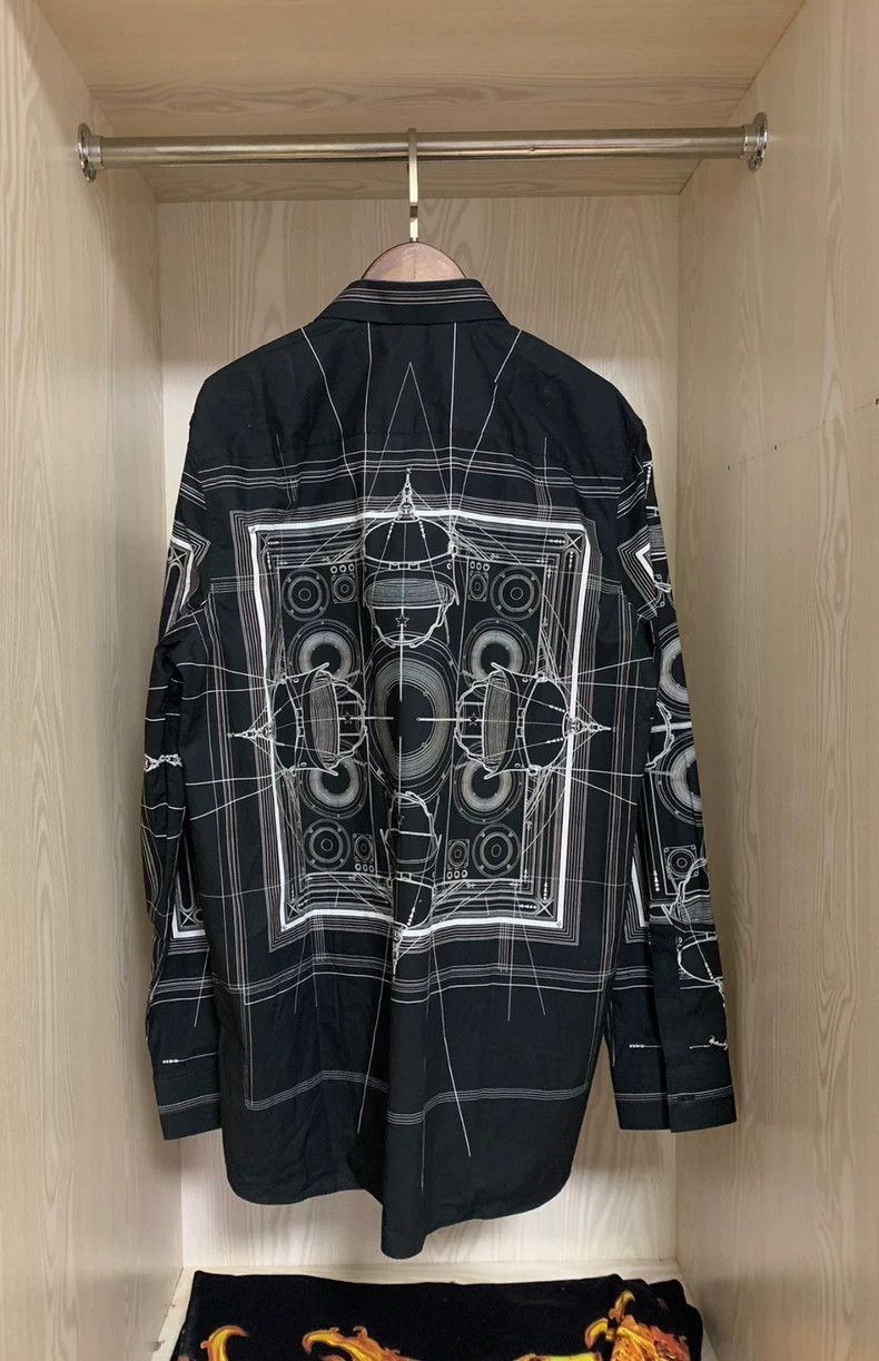 Givenchy Cobra Print Long Sleeve Shirt-2508