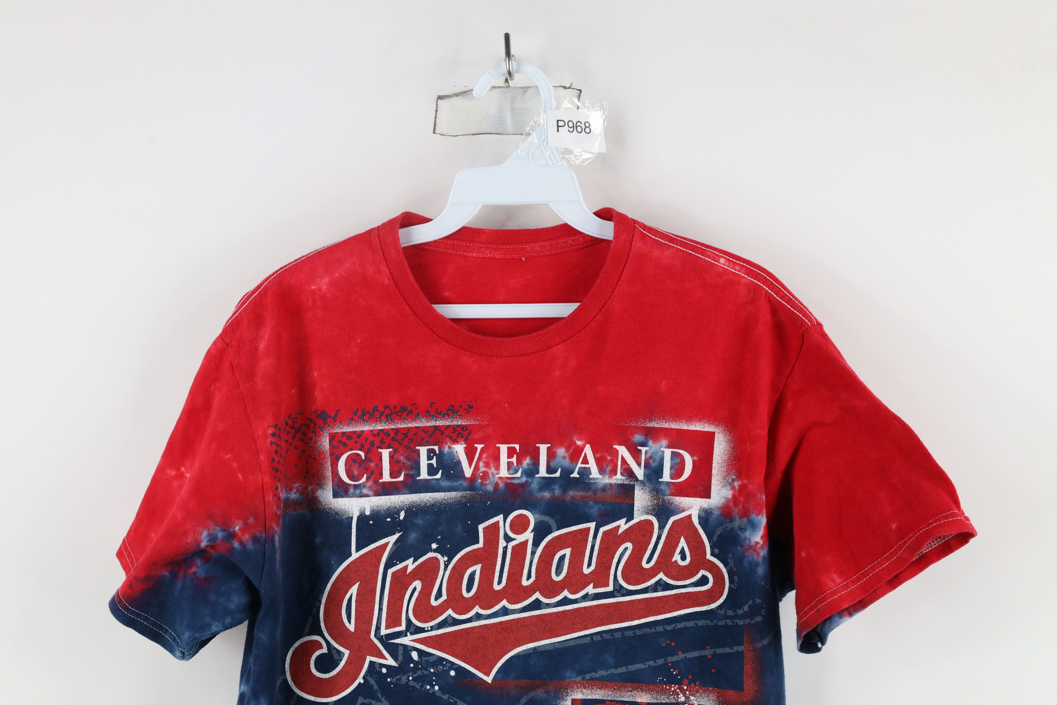 Vintage Vintage 90s Acid Wash Chief Wahoo Cleveland Indians T-Shirt Size US M / EU 48-50 / 2 - 2 Thumbnail