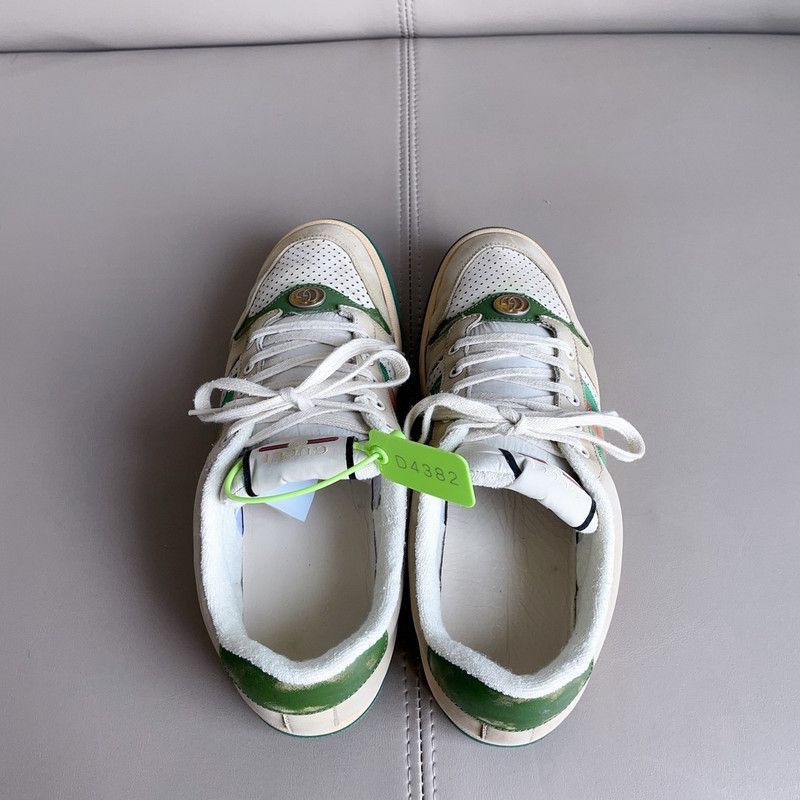 Gucci Gucci Screener Distressed Sneakers for Men - Size US 8 / EU 41 - 4 Thumbnail