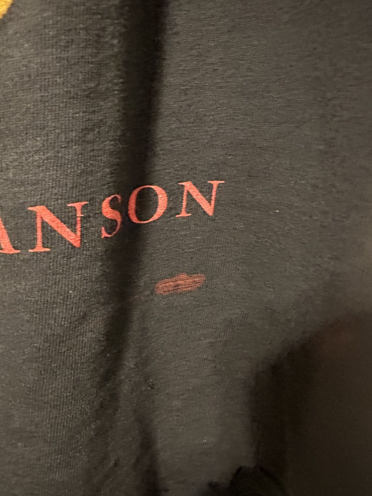 Vintage Vintage 1990s Marilyn Manson face tee Size US M / EU 48-50 / 2 - 5 Thumbnail