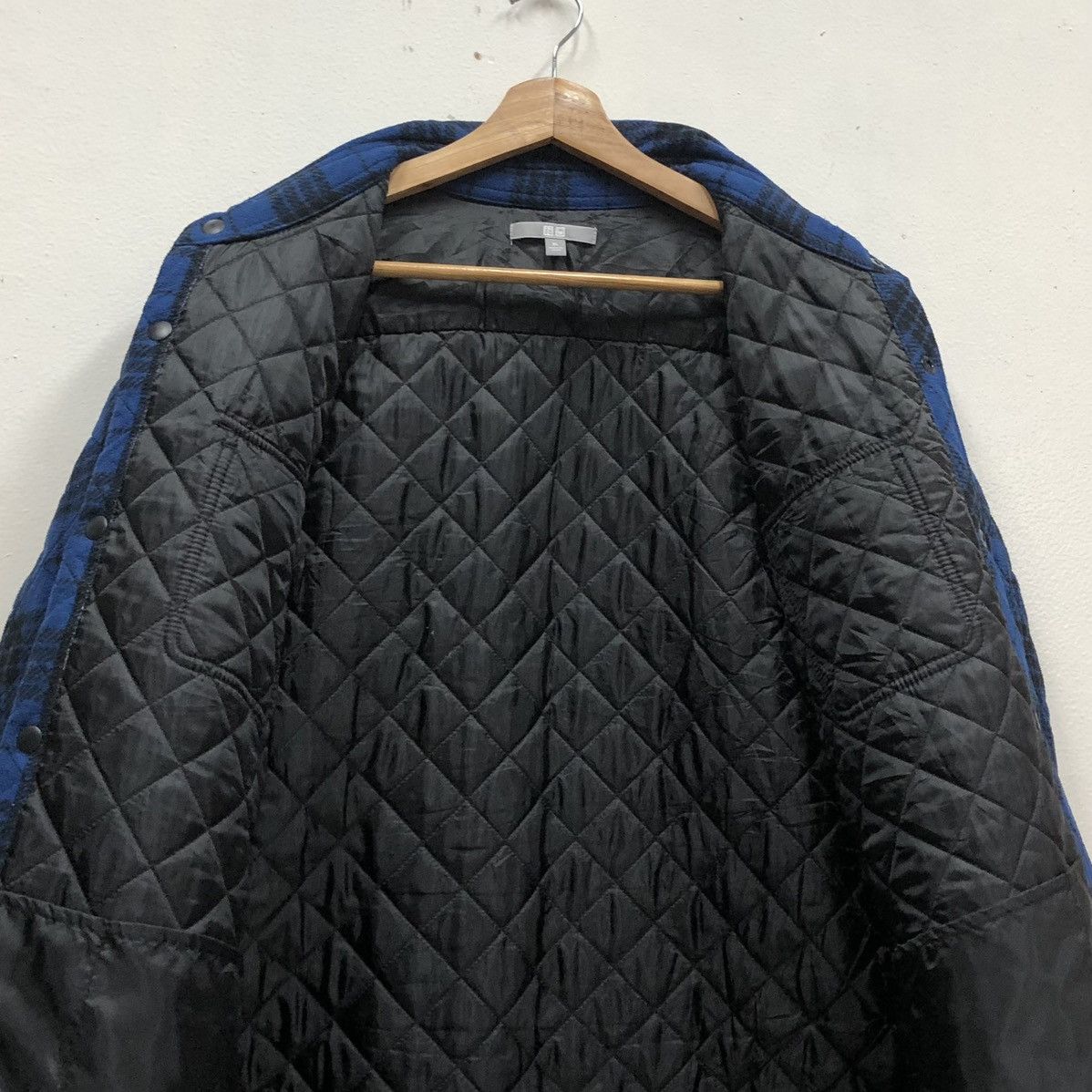 Uniqlo Uniqlo Flanel Checked Lined Quilted Shirt Jacket Size US XL / EU 56 / 4 - 5 Thumbnail
