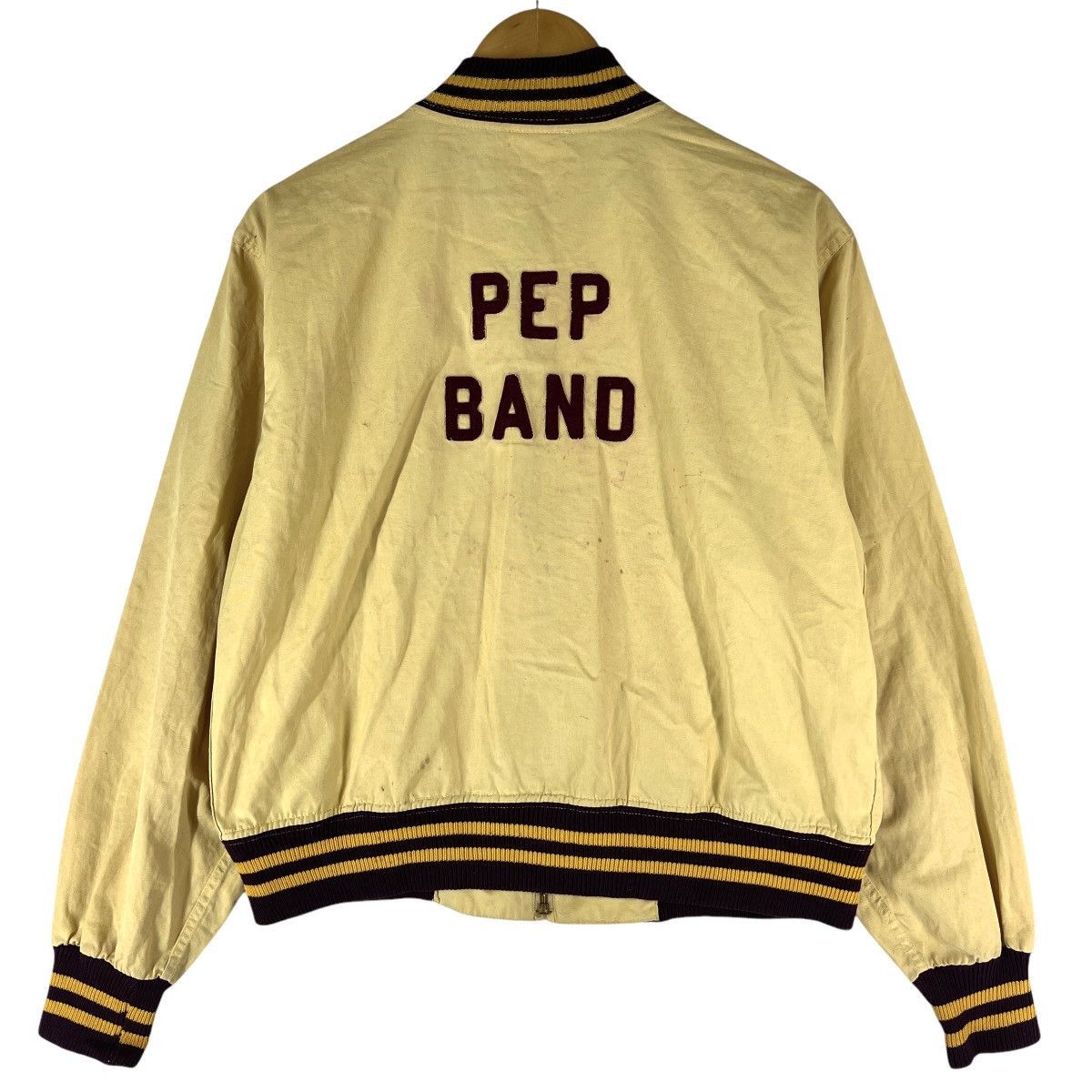 Champion 🔥 VTG 50s CHAMPION RUNNING MAN OMRO MUSIC PEP BAND JACKET Size US M / EU 48-50 / 2 - 3 Thumbnail