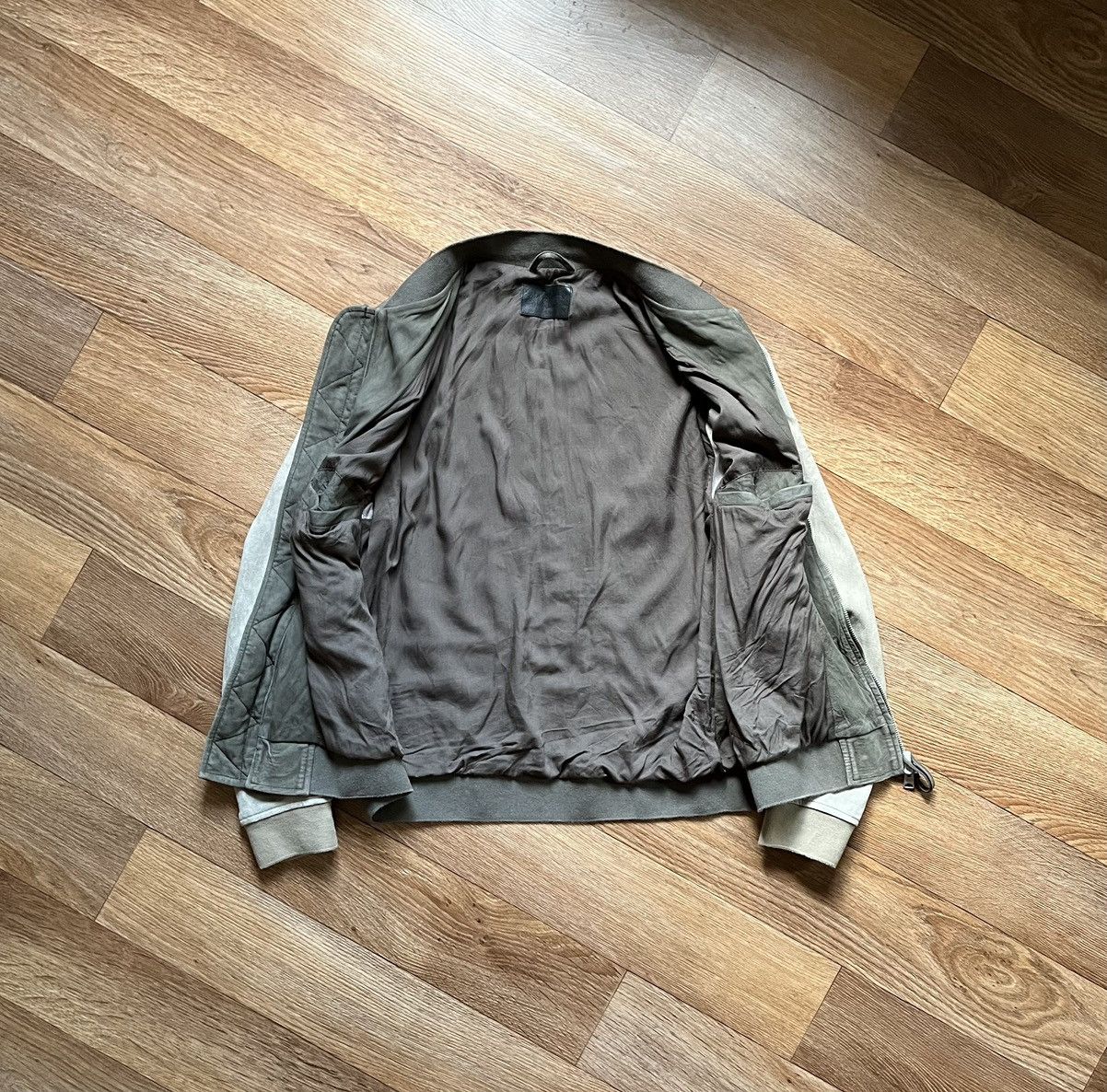 Allsaints All Saints Two-Tone Suede Bomber Jacket Size US M / EU 48-50 / 2 - 3 Thumbnail