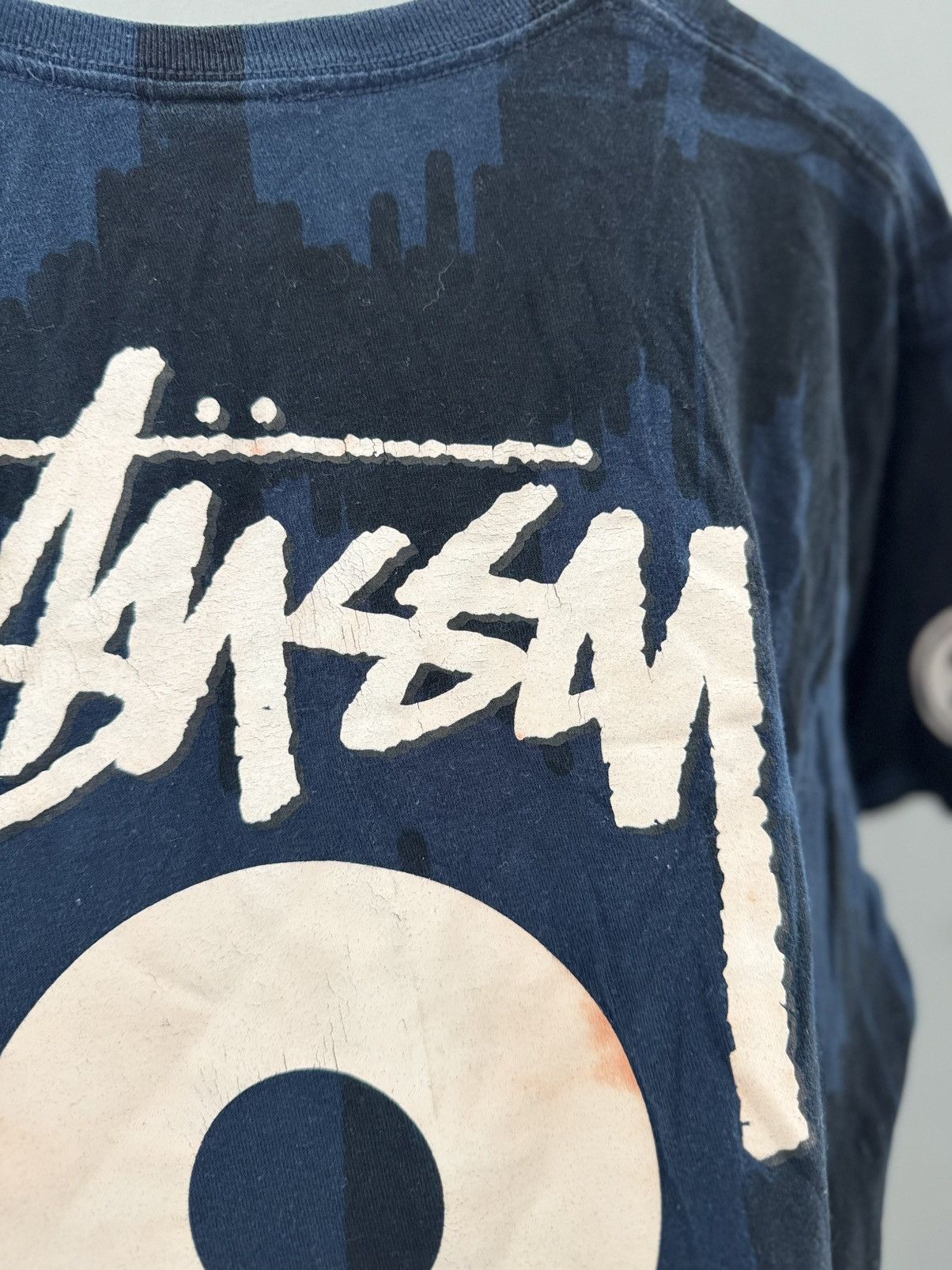 Stussy Stussy 8 Noise Tee 'Navy' T-shirt Size US L / EU 52-54 / 3 - 13 Thumbnail