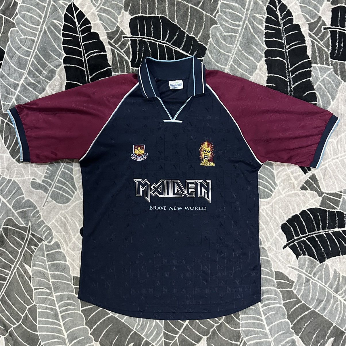 Iron Maiden West Ham United 1999 Iron Maiden Home Jersey Size US M / EU 48-50 / 2 - 1 Thumbnail