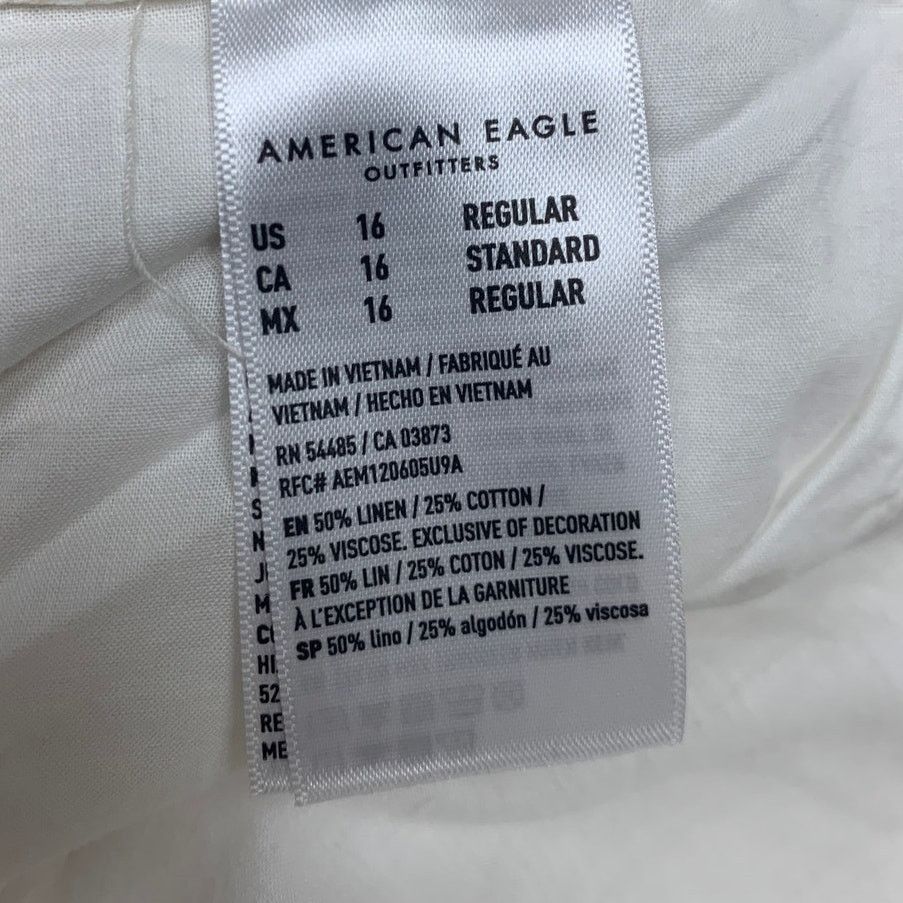 American Eagle Outfitters New American Eagle Womens Size 16 Striped Flowy Pants Size 38" / US 16 / IT 52 - 8 Thumbnail