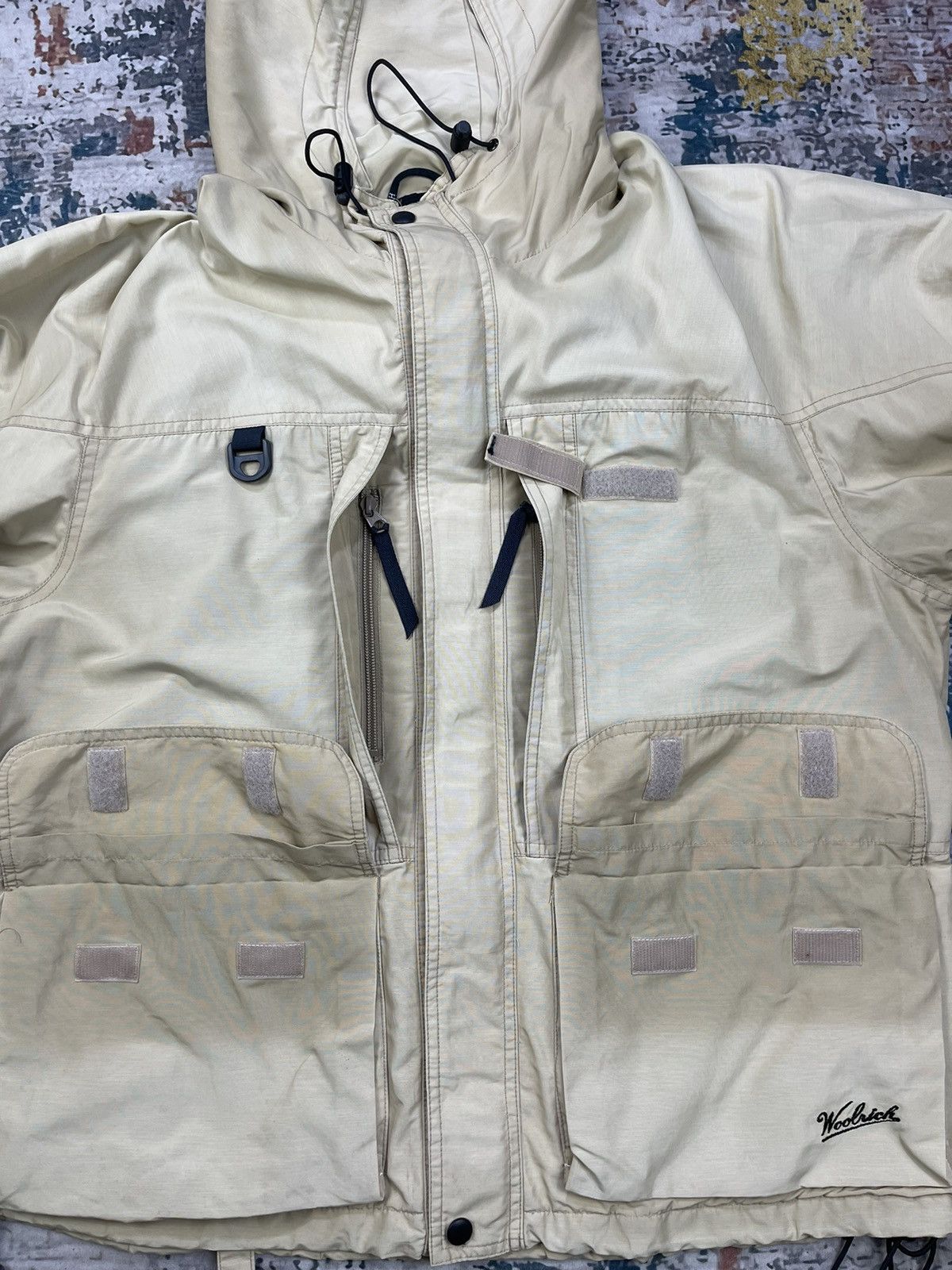 Woolrich Woolen Mills Vintage 90s Woolrich Utility Pocket Nylon Jackets Size US L / EU 52-54 / 3 - 11 Thumbnail
