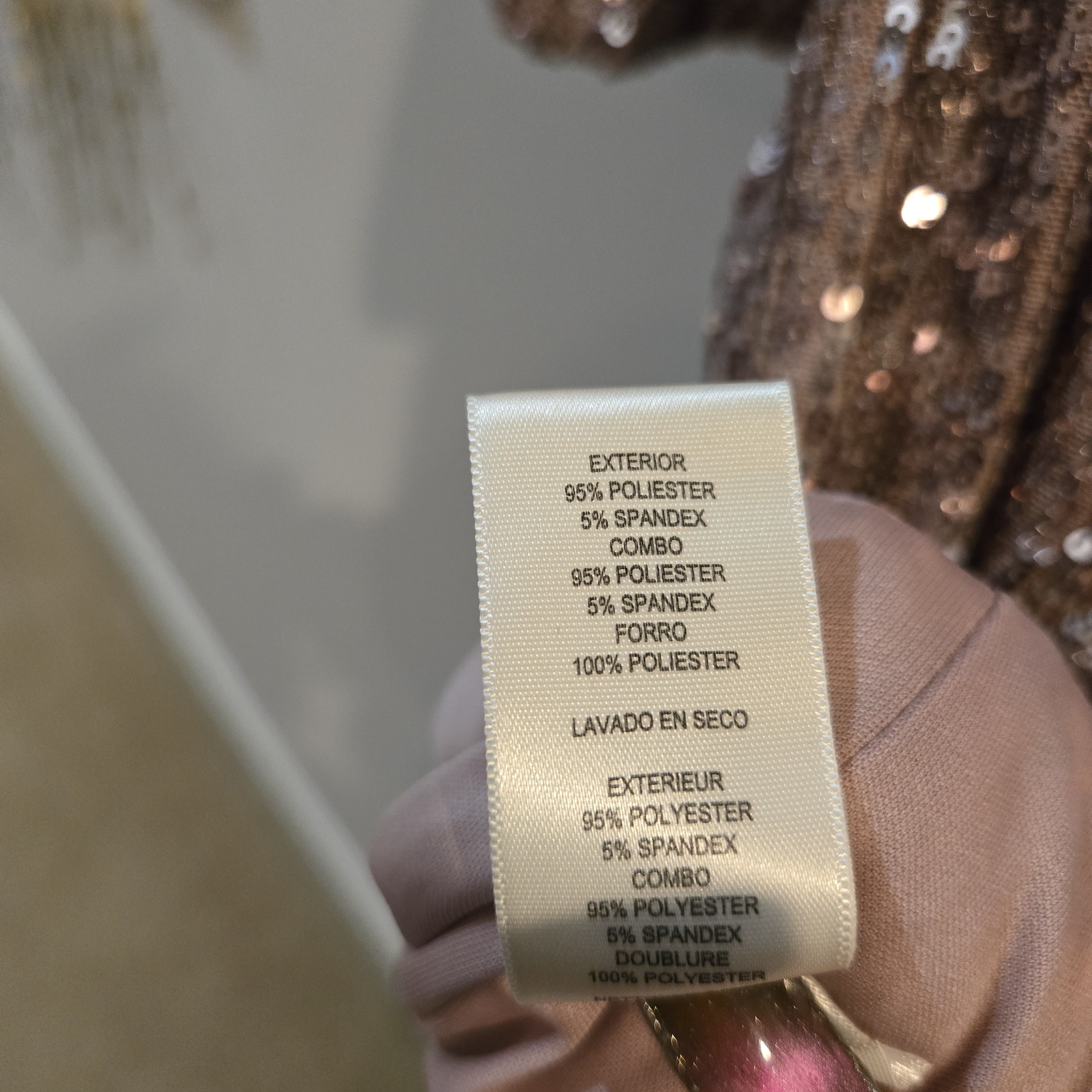 Other Eliza J Cocktail Sequin Mini Dress~ Rose Gold Balloon Sleeve Size M / US 6-8 / IT 42-44 - 12 Thumbnail