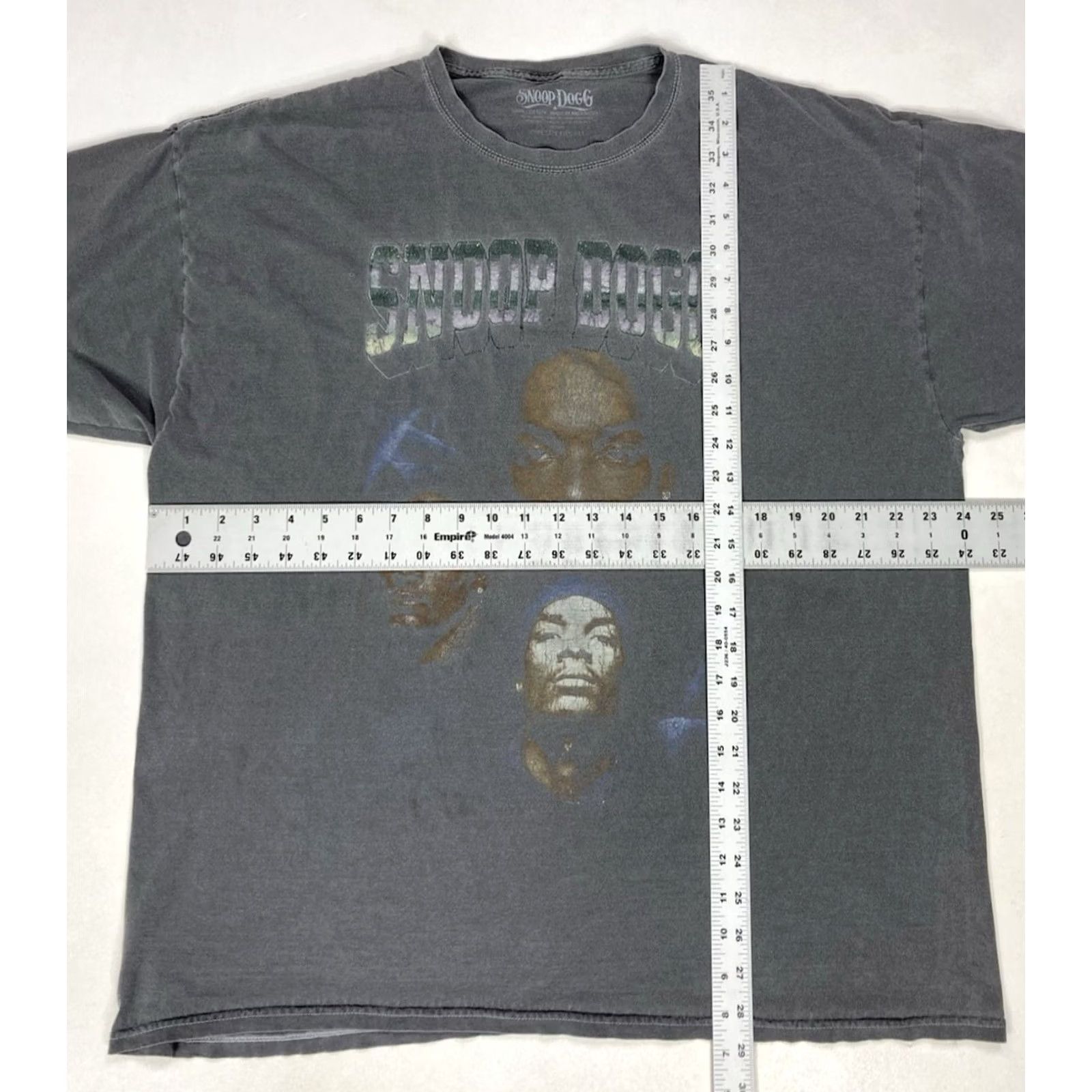 Etro Snoop Dogg Retro Graphic T-shirt Men XL Gray Short Sleeve Music Rap Size US XL / EU 56 / 4 - 7 Thumbnail