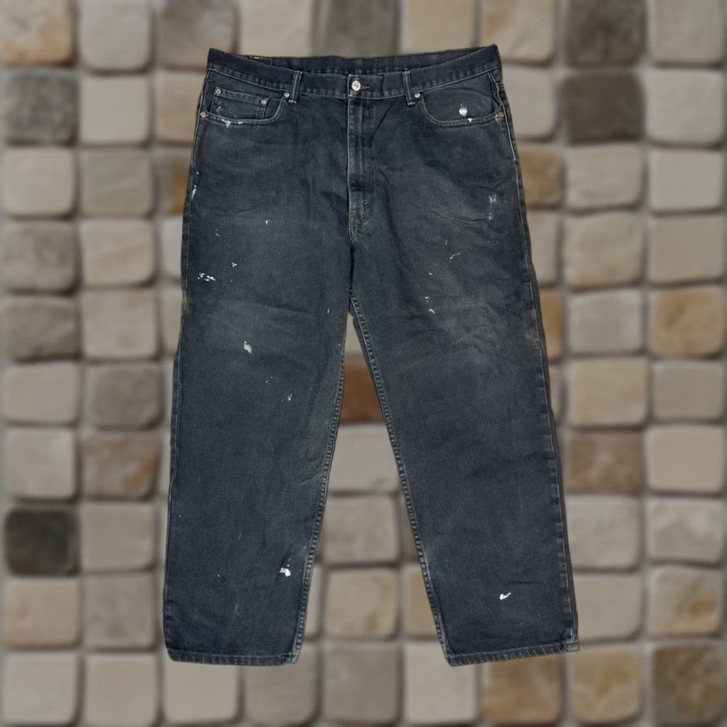Levi's Levi's 550 Jeans Men Relaxed Straight 42 Blue Denim Cotton High Rise 40x29 Vintage: No 5-Pocket Style City Preppy Size US 42 / EU 58 - 1 Thumbnail