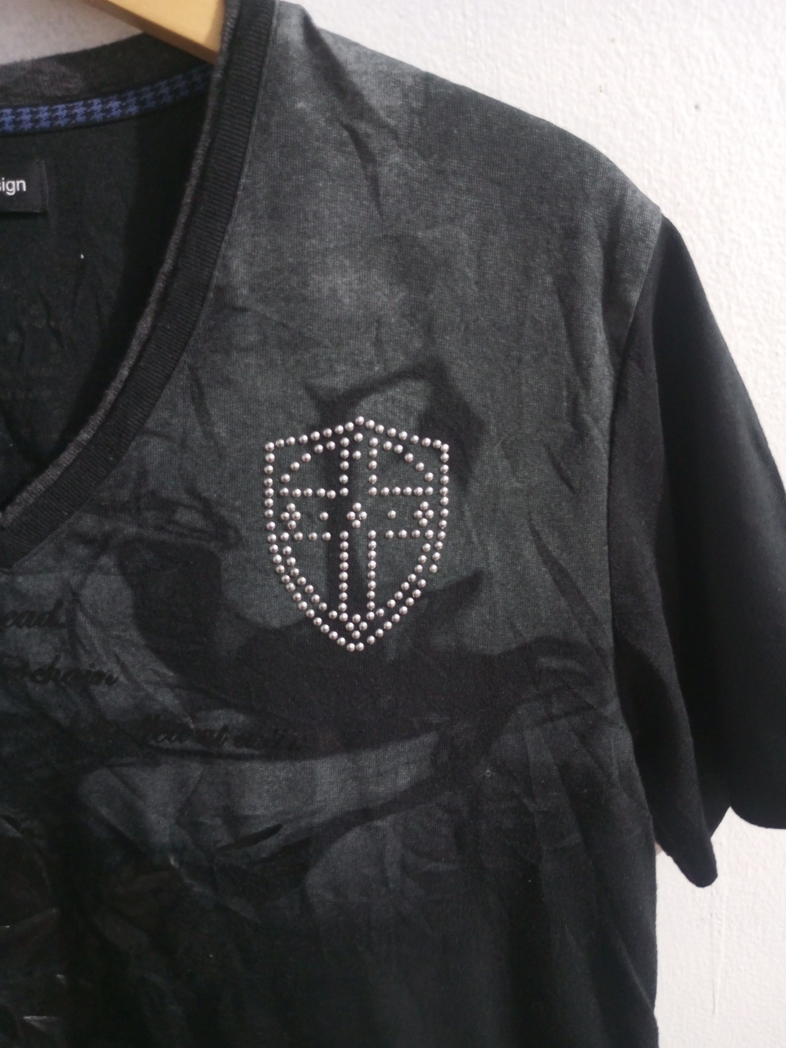 semanticdesign Vintage semantic design poem studded cross t shirt Size US M / EU 48-50 / 2 - 2 Thumbnail