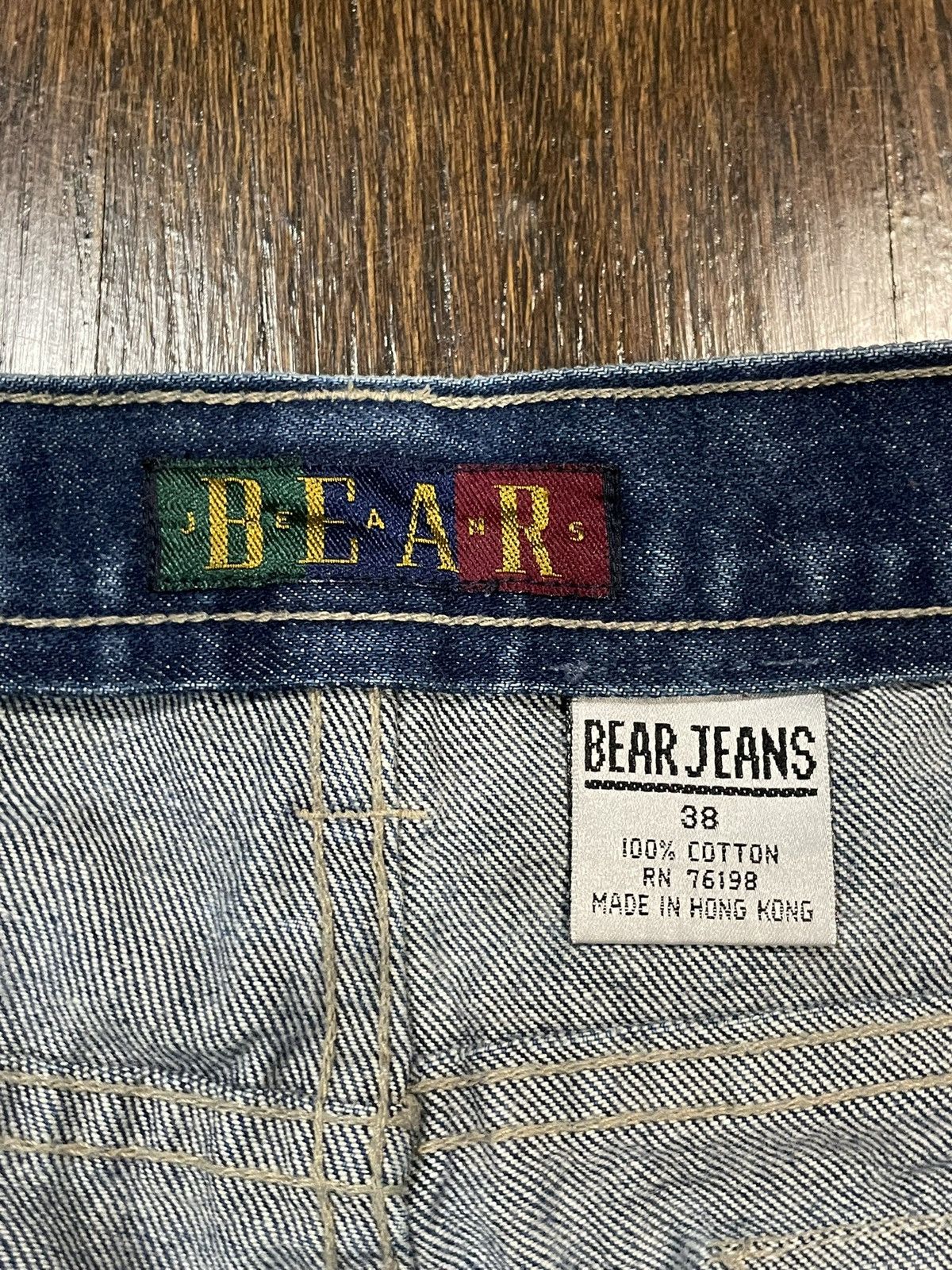 Other Embroidered 90s Bear Denim Jeans Size US 38 / EU 54 - 5 Thumbnail