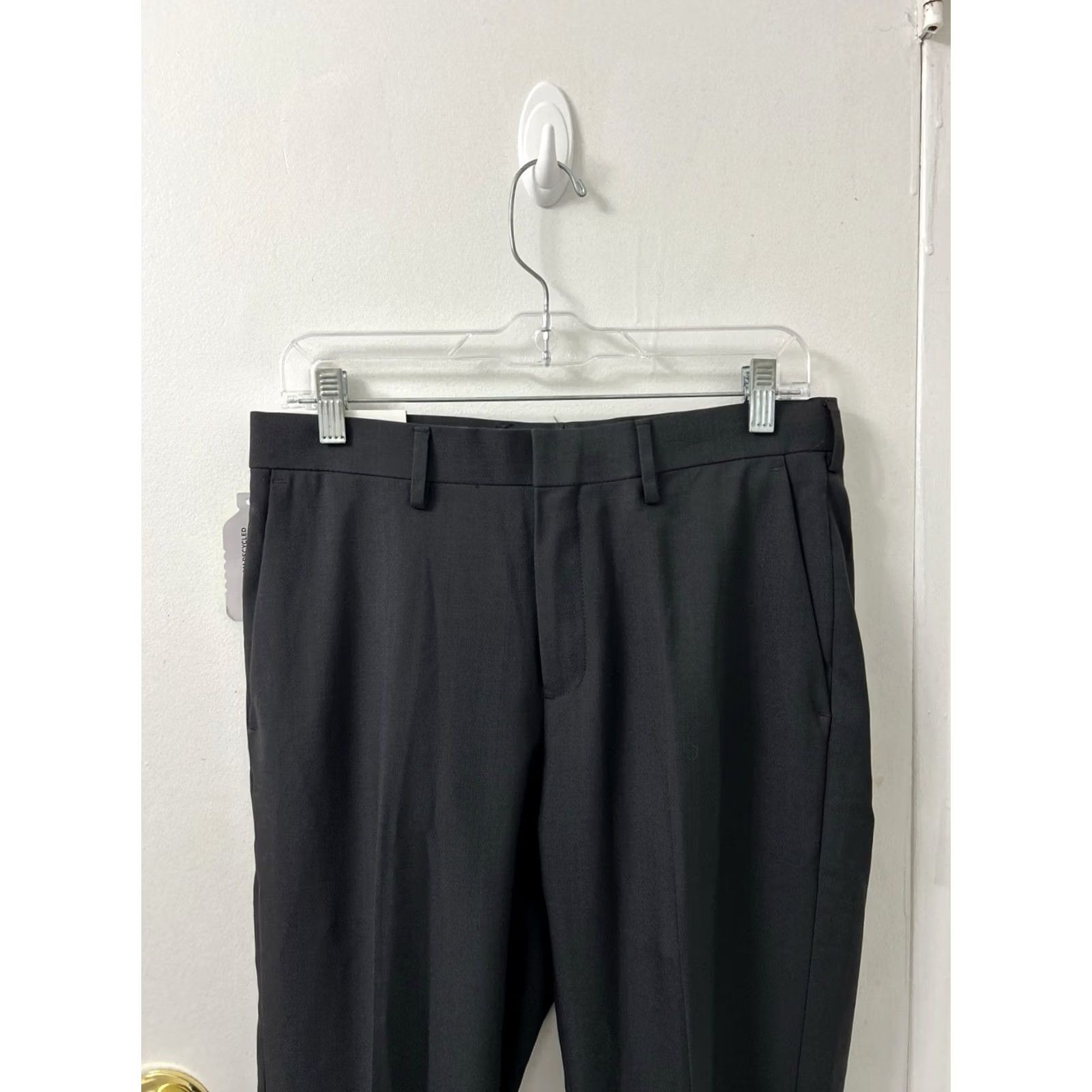 Haggar Haggar Premium Stretch Dress Pants Mens 30x32 Gray YKK Trousers NWT Slim Fit Size US 30 / EU 46 - 6 Thumbnail