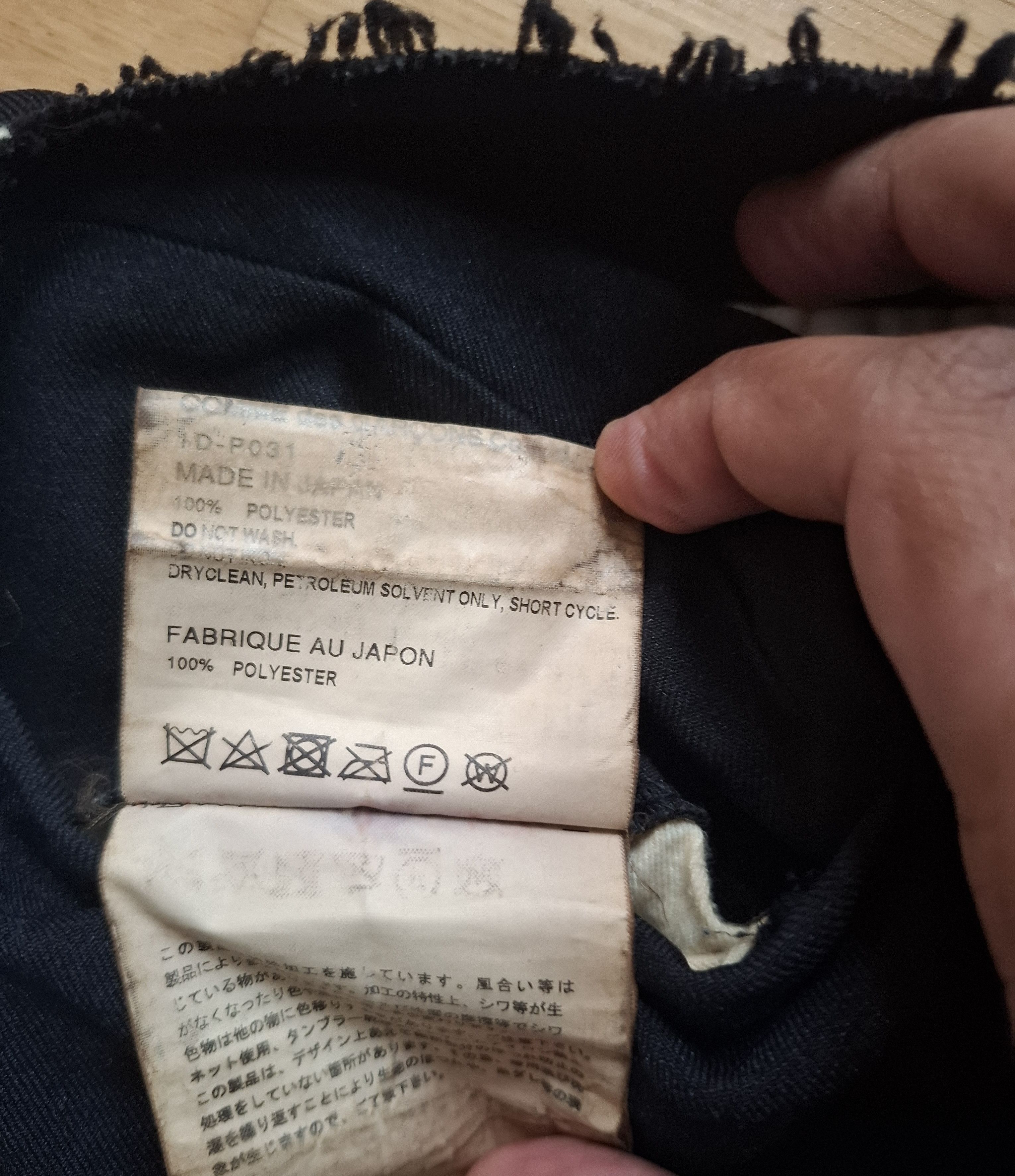 Comme des Garcons Black BLACK Comme des Garçons distressed tailored shorts Size US 30 / EU 46 - 12 Thumbnail