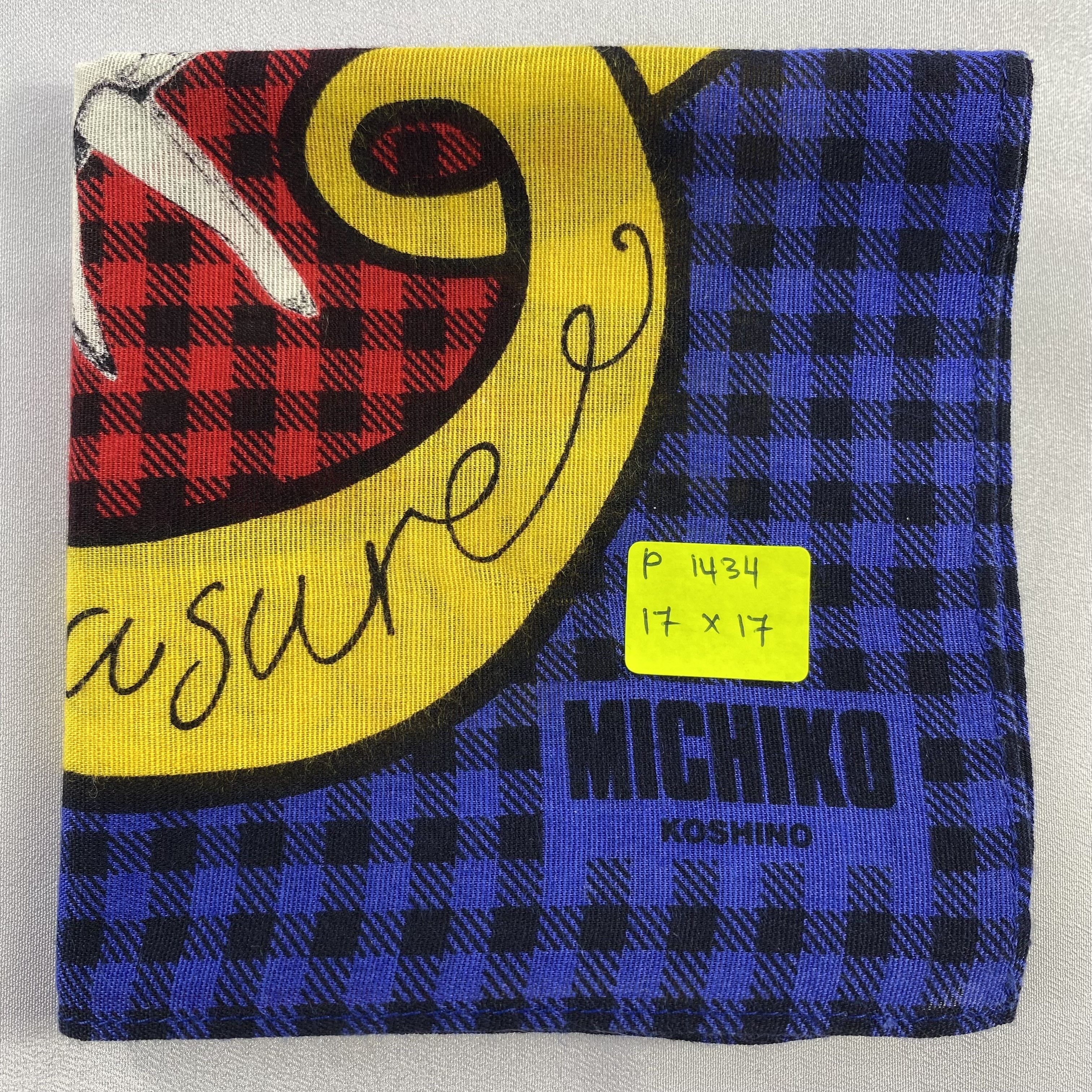 Michiko Koshino London × Vintage Michiko Koshino London Handkerchief / Neckerchief-P1434 Size ONE SIZE - 5 Thumbnail