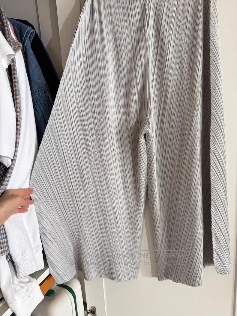 Issey Miyake Issey Miyake size:5 Irregular Wide-Leg Trousers Size 22" - 4 Thumbnail