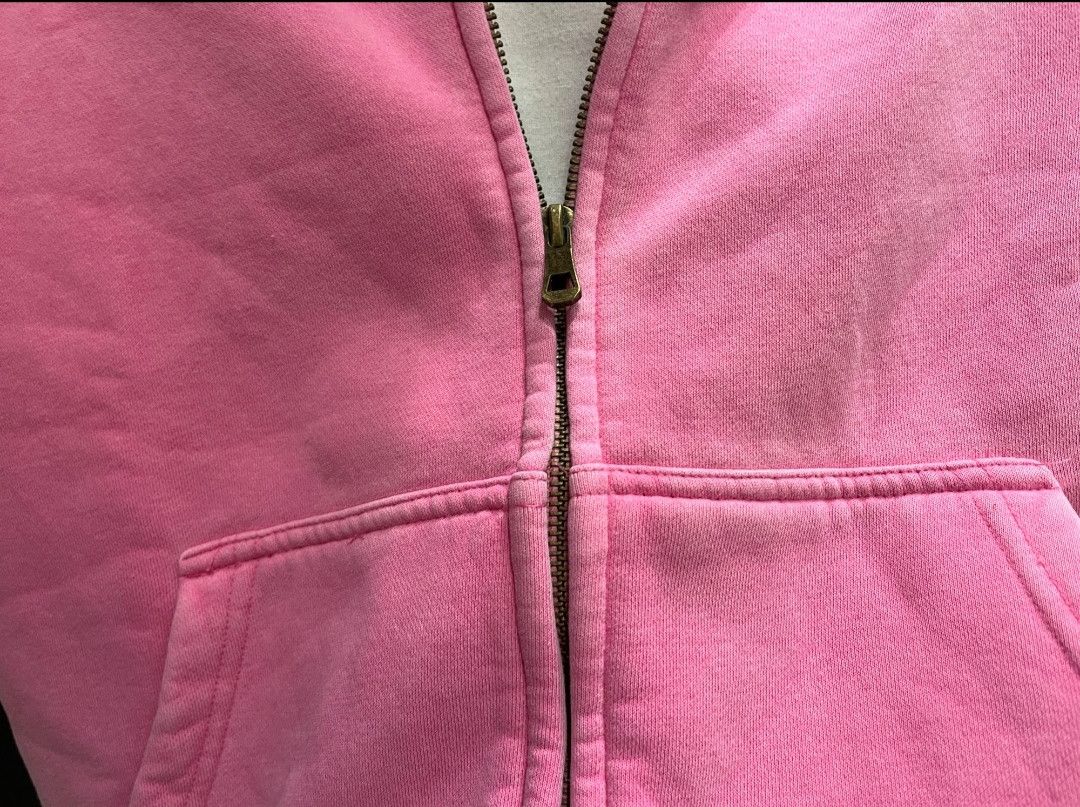 Japanese Brand × Vintage Unisex Pink Fade Batik Inspired Hoodie Jacket Size US M / EU 48-50 / 2 - 4 Thumbnail