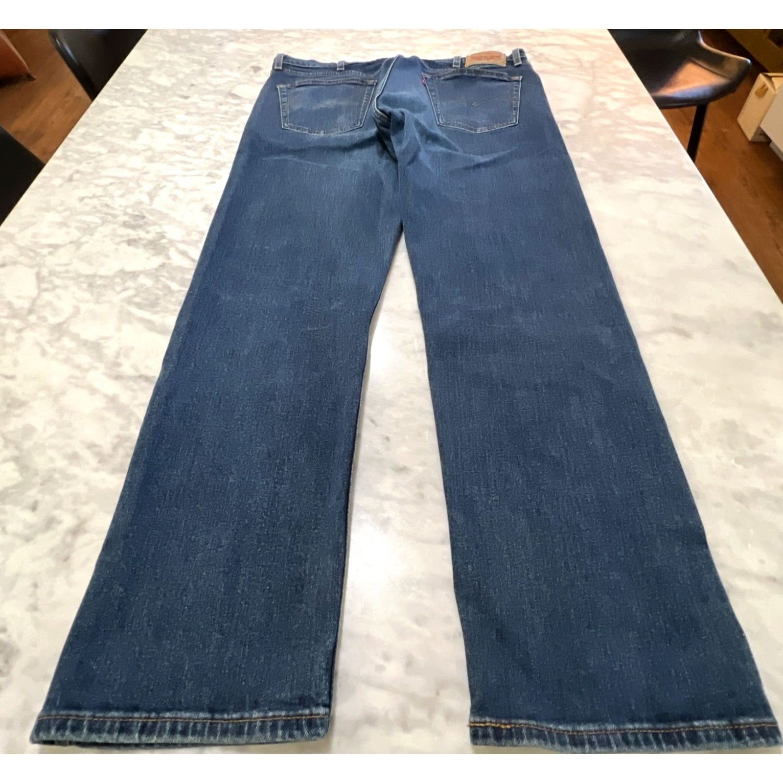 Levi's Levi's 505 Denim Jeans Men’s 38x32 38x31 Blue Straight Stretch Zipper Fly Zip Fly Regular Fit 5-Pocket Denim Jeans USA Theme Brand Levi's 500 Series Size US 38 / EU 54 - 7 Thumbnail