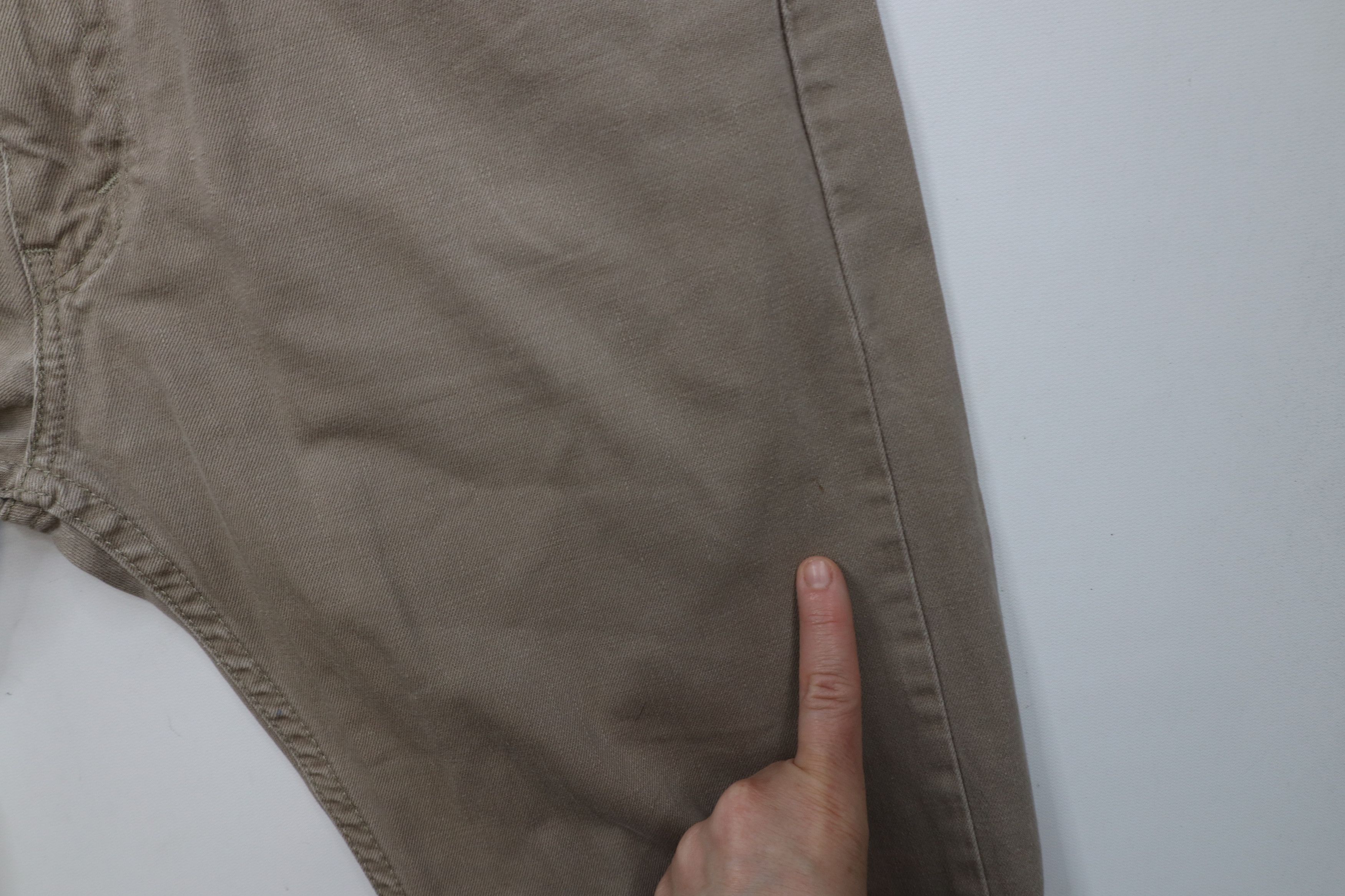 Levi's × Vintage Vintage Y2K Levis 505 Regular Straight Leg Denim Jeans Beige Size US 34 / EU 50 - 5 Thumbnail