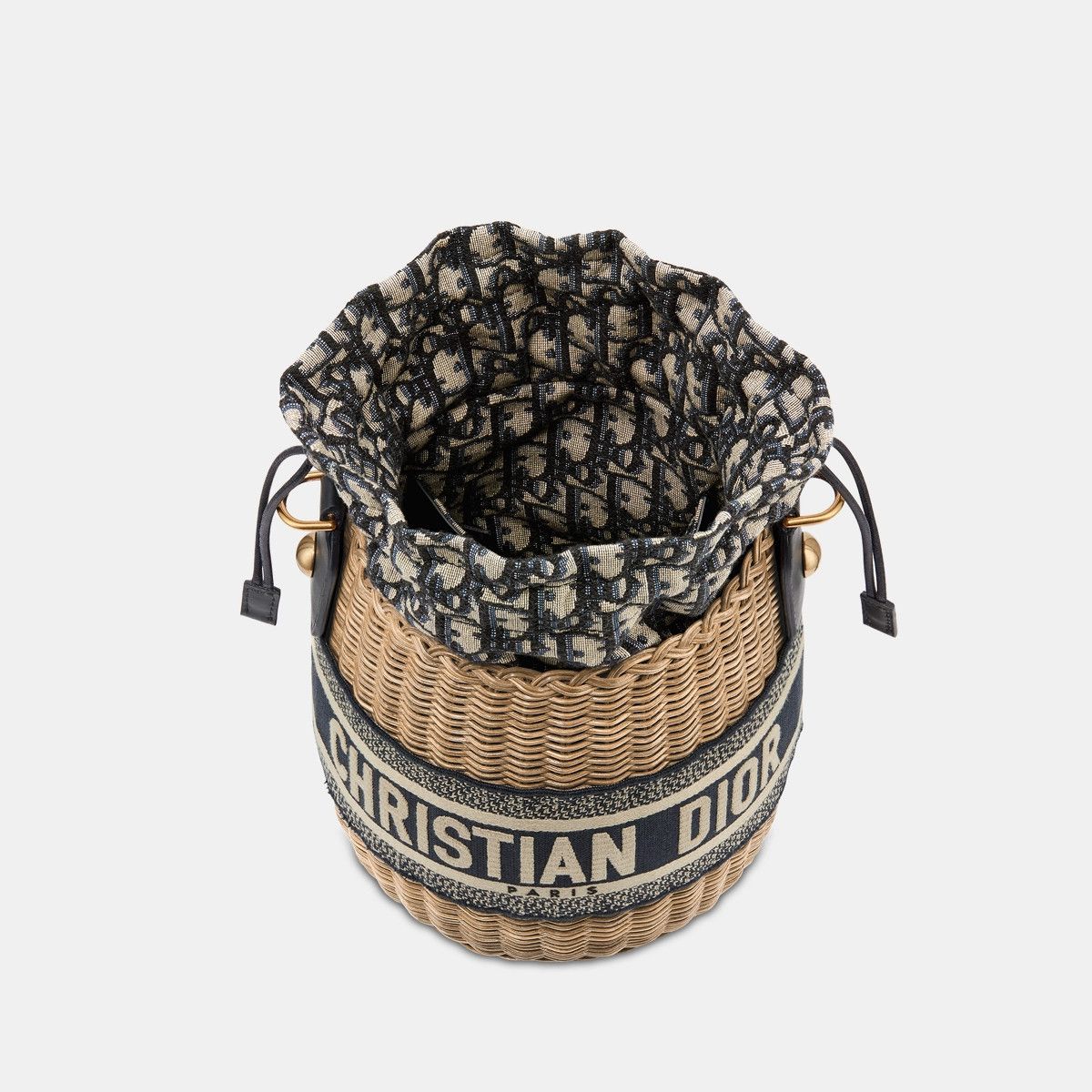 Dior o1bcso1str1124 Size: OS /Wicker Bucket Bag in Natural Size ONE SIZE - 3 Thumbnail