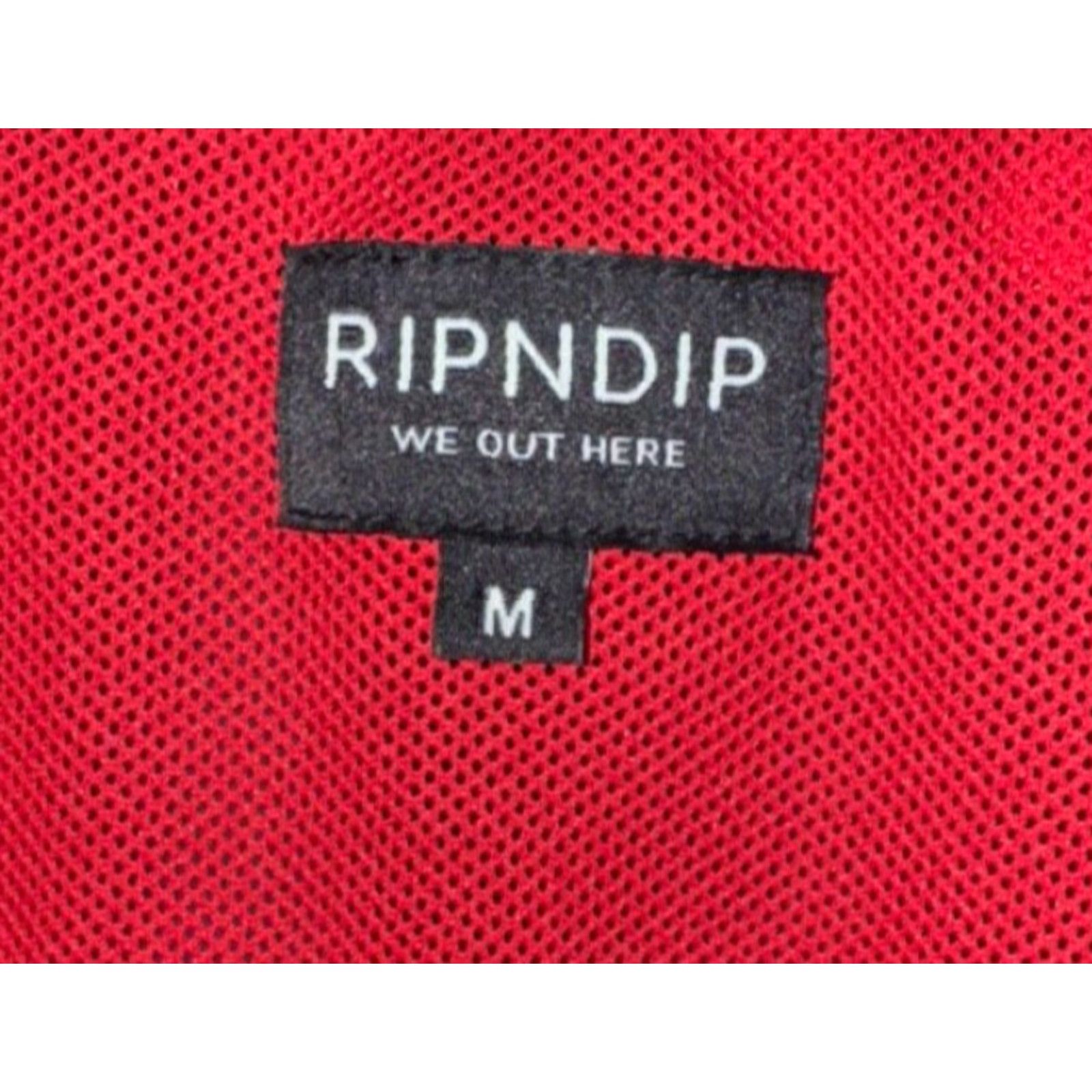 RIPNDIP RIPNDIP Stained Glass Coach Jacket Sz. M EUC RARE Jacket Mens M Black Full Zip Wind-Resistant Light-Weight Softshell Logo Zipper Buttons Size US M / EU 48-50 / 2 - 4 Thumbnail