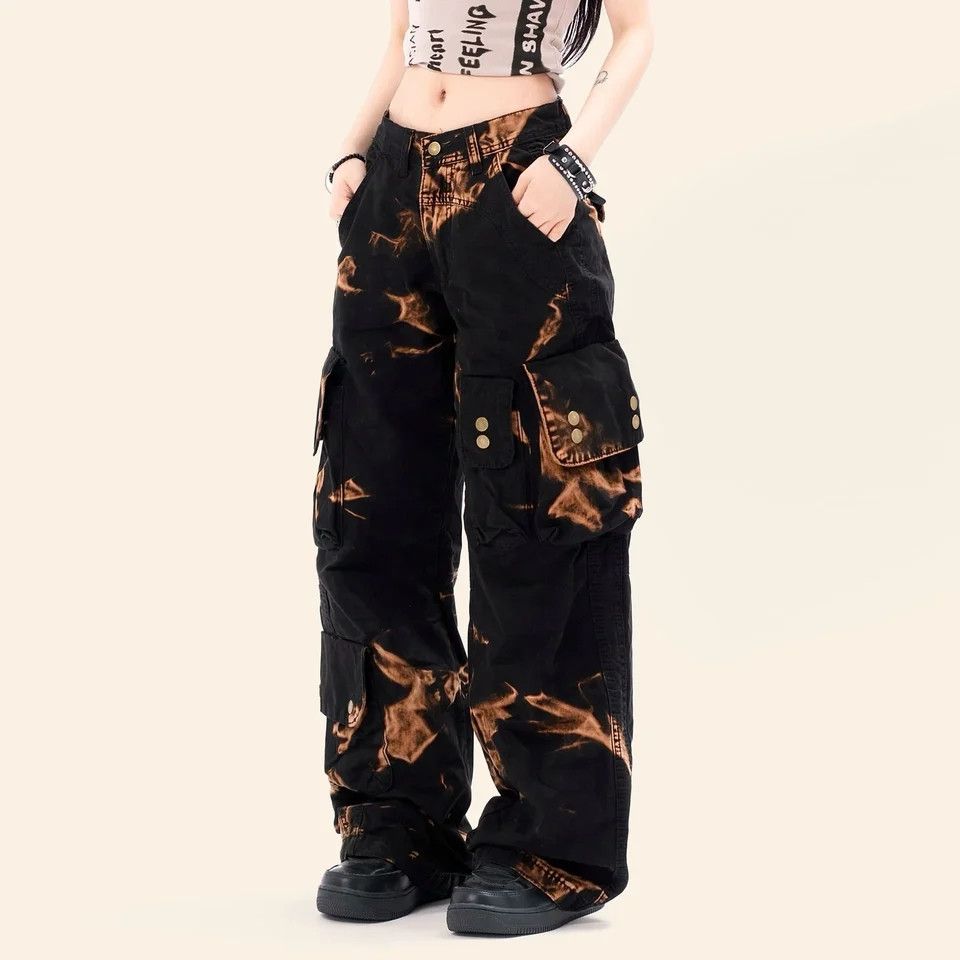 Japanese Brand × Jean × Vintage Unique Vintage Camouflage Cargo Size 26" / US 2 / IT 38 - 1 Thumbnail