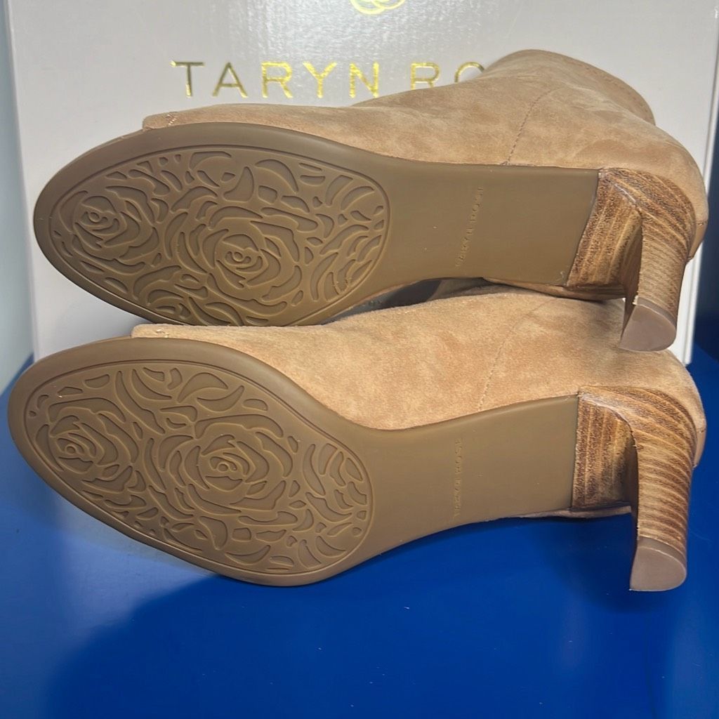 Lela Rose Nib Taryn Rose open toe suede shoes booties Helene 5.5 Size US 5.5 / IT 35.5 - 6 Thumbnail