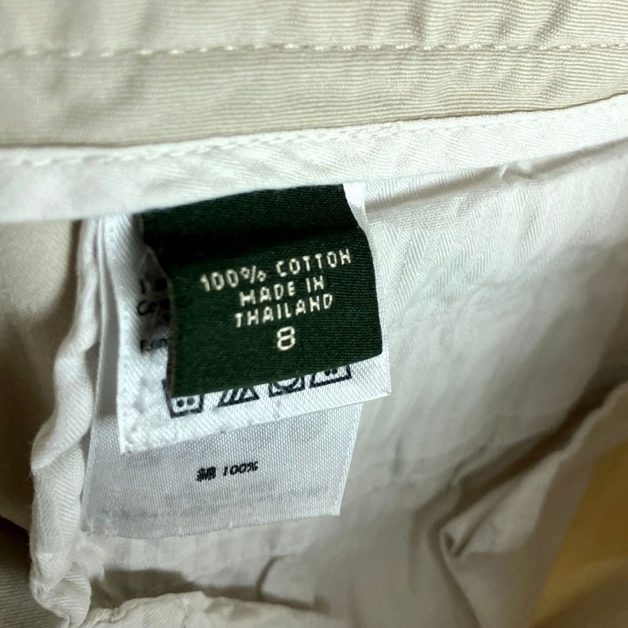 Eddie Bauer Eddie Bauer Womens Pants Tan Mid Rise Vashon Fit Capri 100% Cotton 8 Size 24" / US 00 / IT 34 - 6 Thumbnail