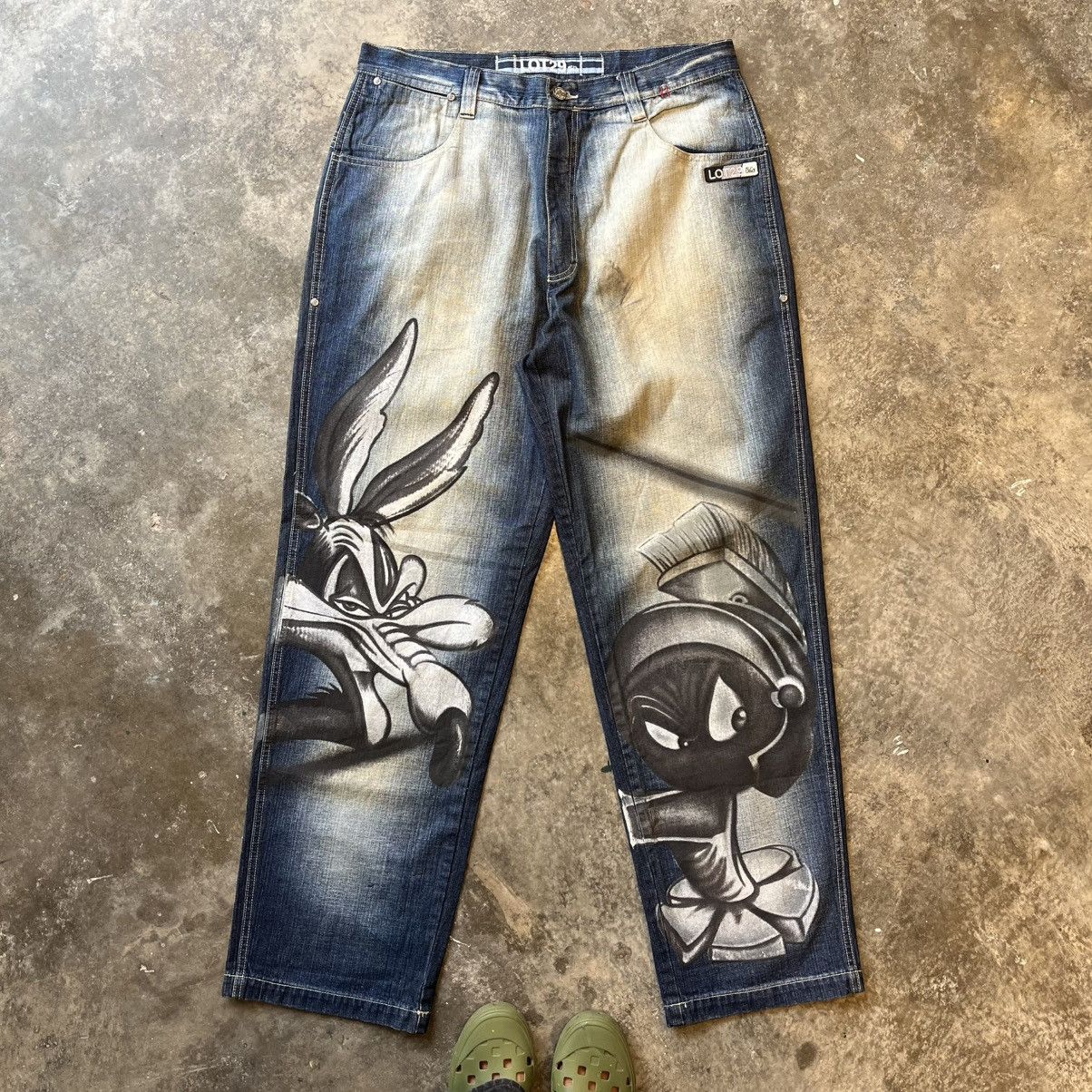 Vintage Vintage 90s LOT 29 Looney Tunes Coyote & Marvin Denim Size US 38 / EU 54 - 1 Thumbnail