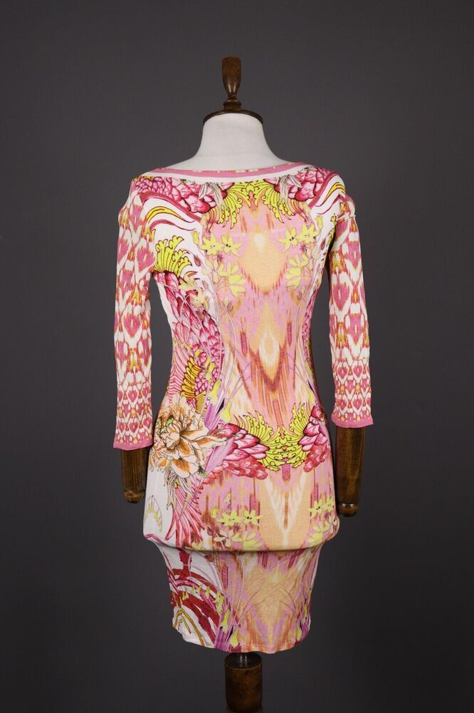 image of Avant Garde Roberto Cavalli Bodycon Dress, Women's (Size Medium)