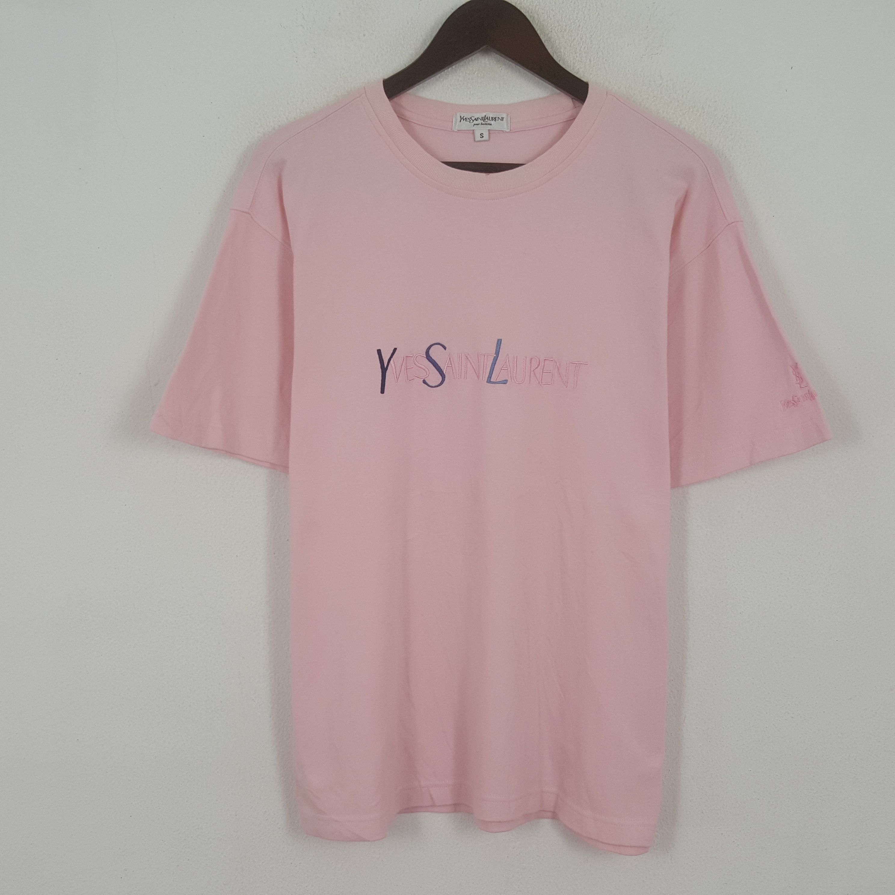 Vintage Yves Saint Laurent YSL Embroidery Tshirt