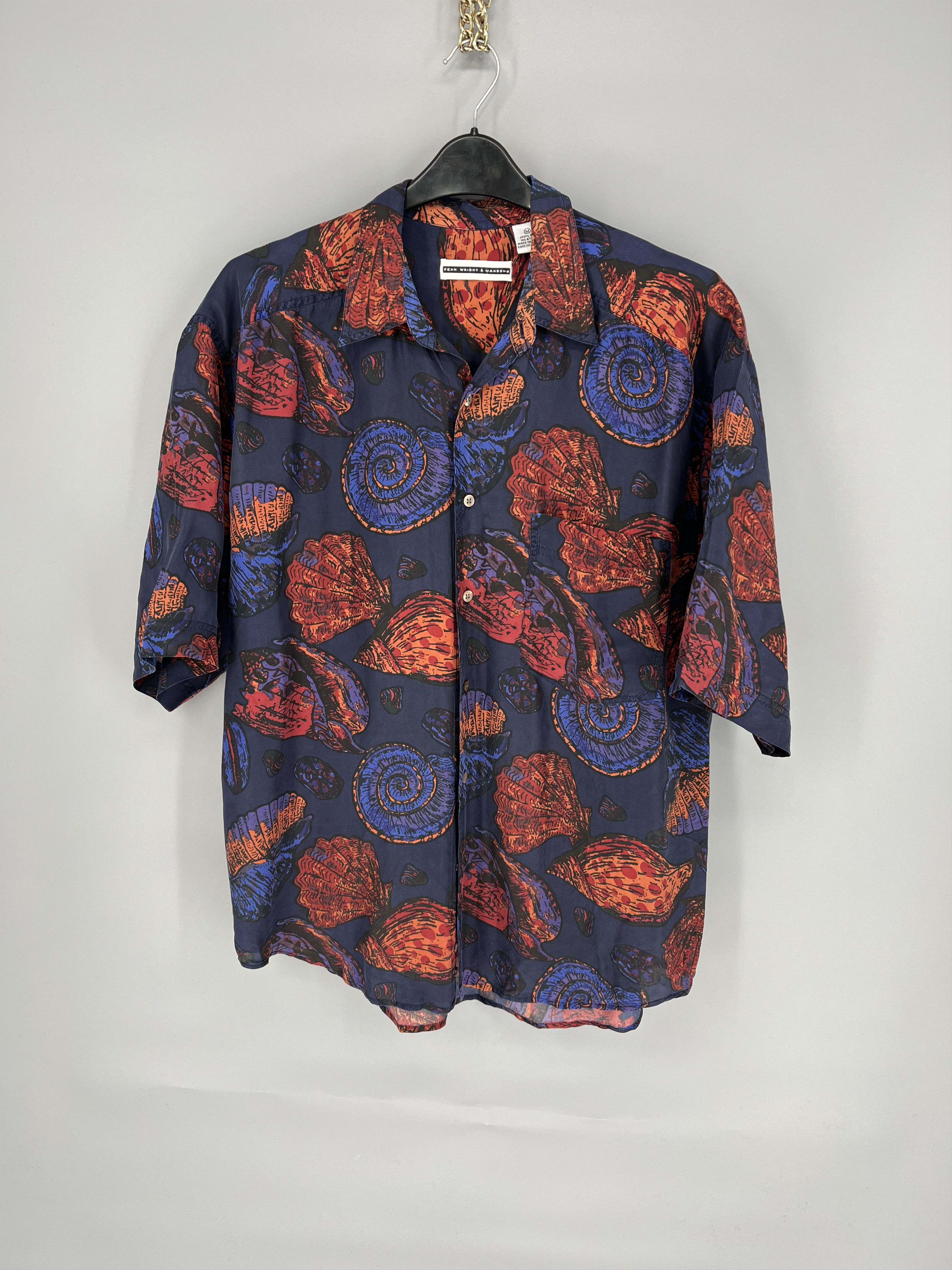 Vintage Vintage Y2K 100% silk Art Streetwear Hawaiian Travis Scott Size US M / EU 48-50 / 2 - 1 Thumbnail
