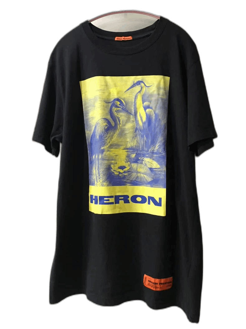 Heron Preston Black Short Sleeve T-Shirt-yf