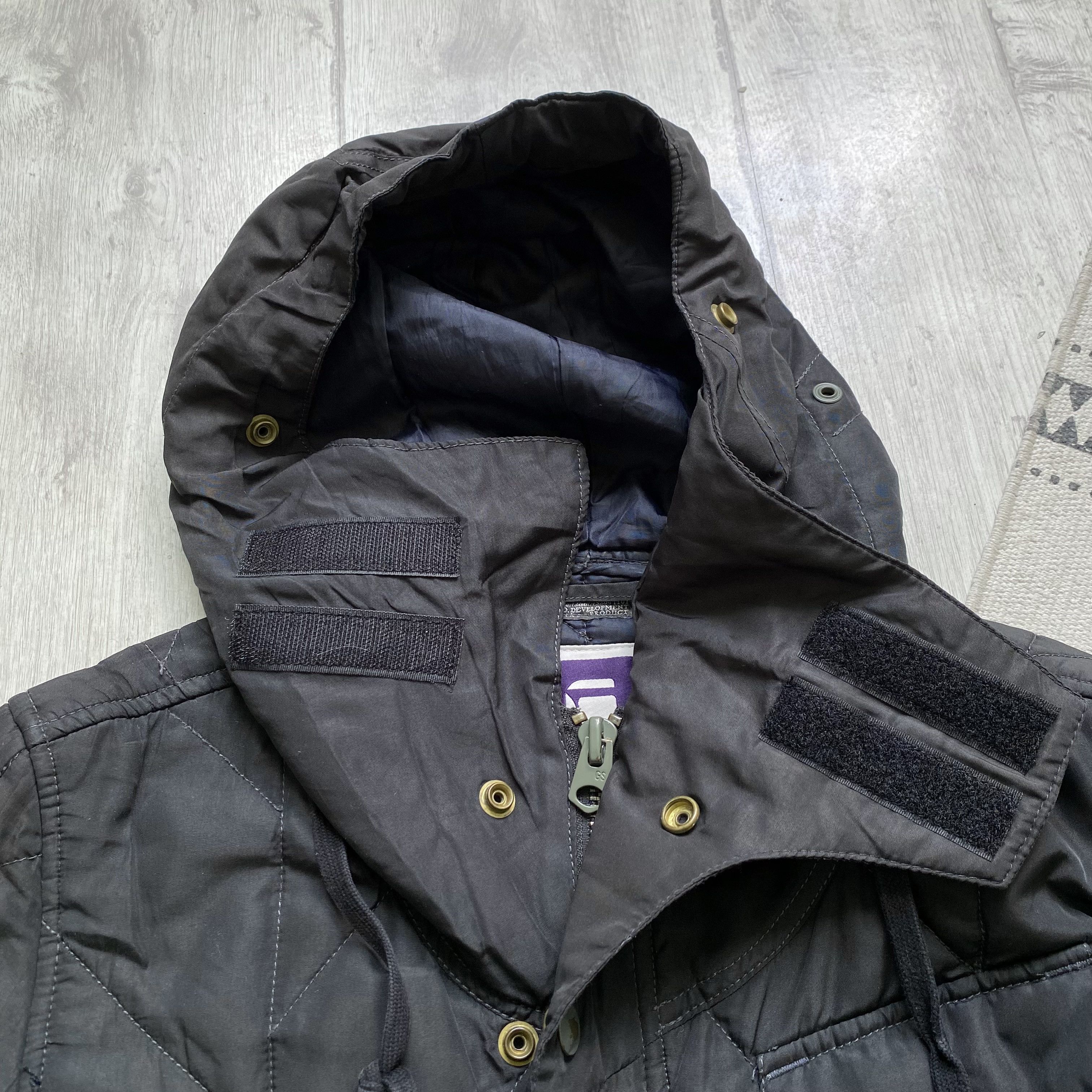 G-Star Vintage G-Star Raw jacket hooded overshirt. Dark Gray Size US S / EU 44-46 / 1 - 6 Thumbnail