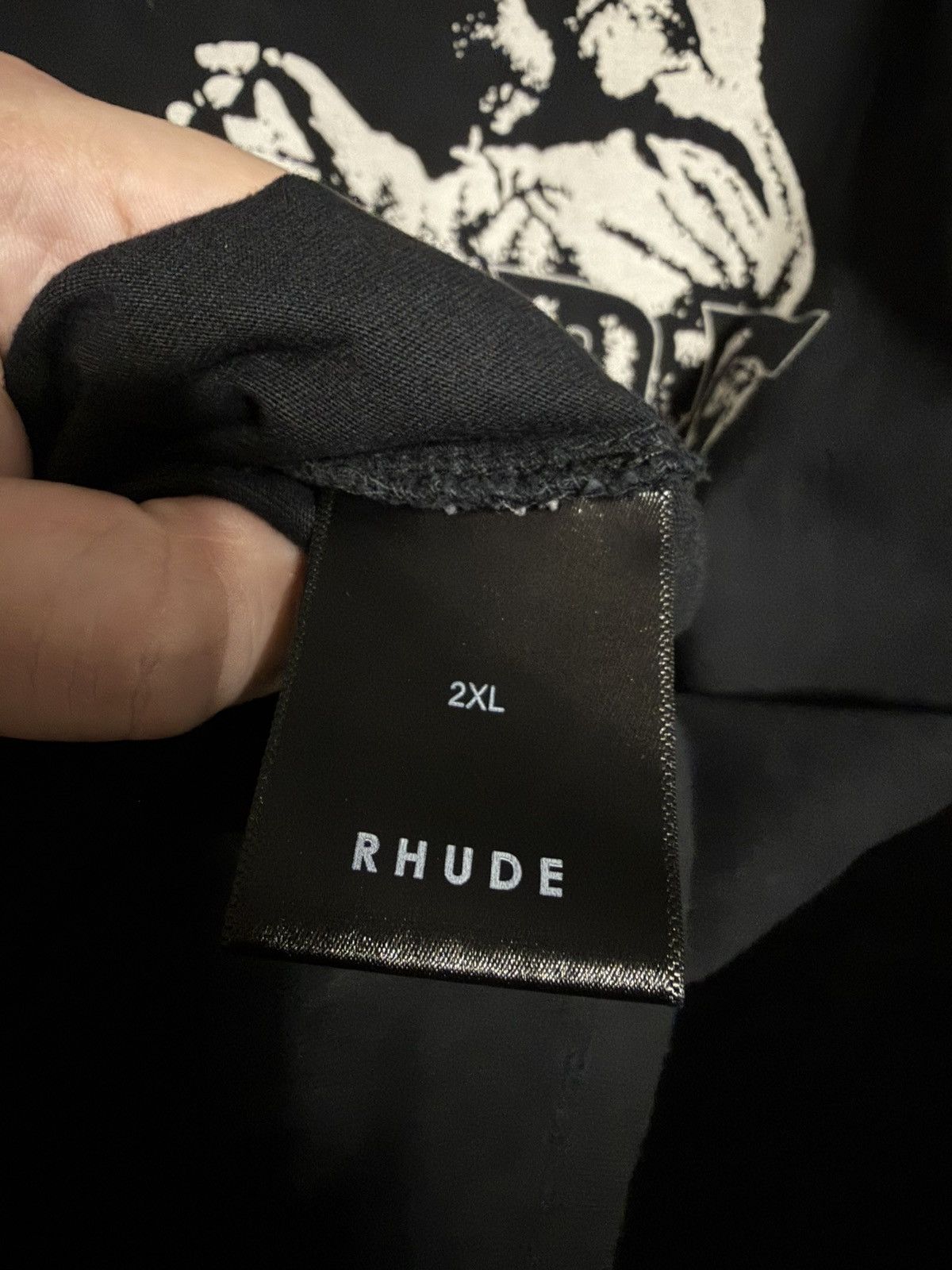 Rhude Saddle Tshirt in Vintage Black Size US XXL / EU 58 / 5 - 4 Thumbnail