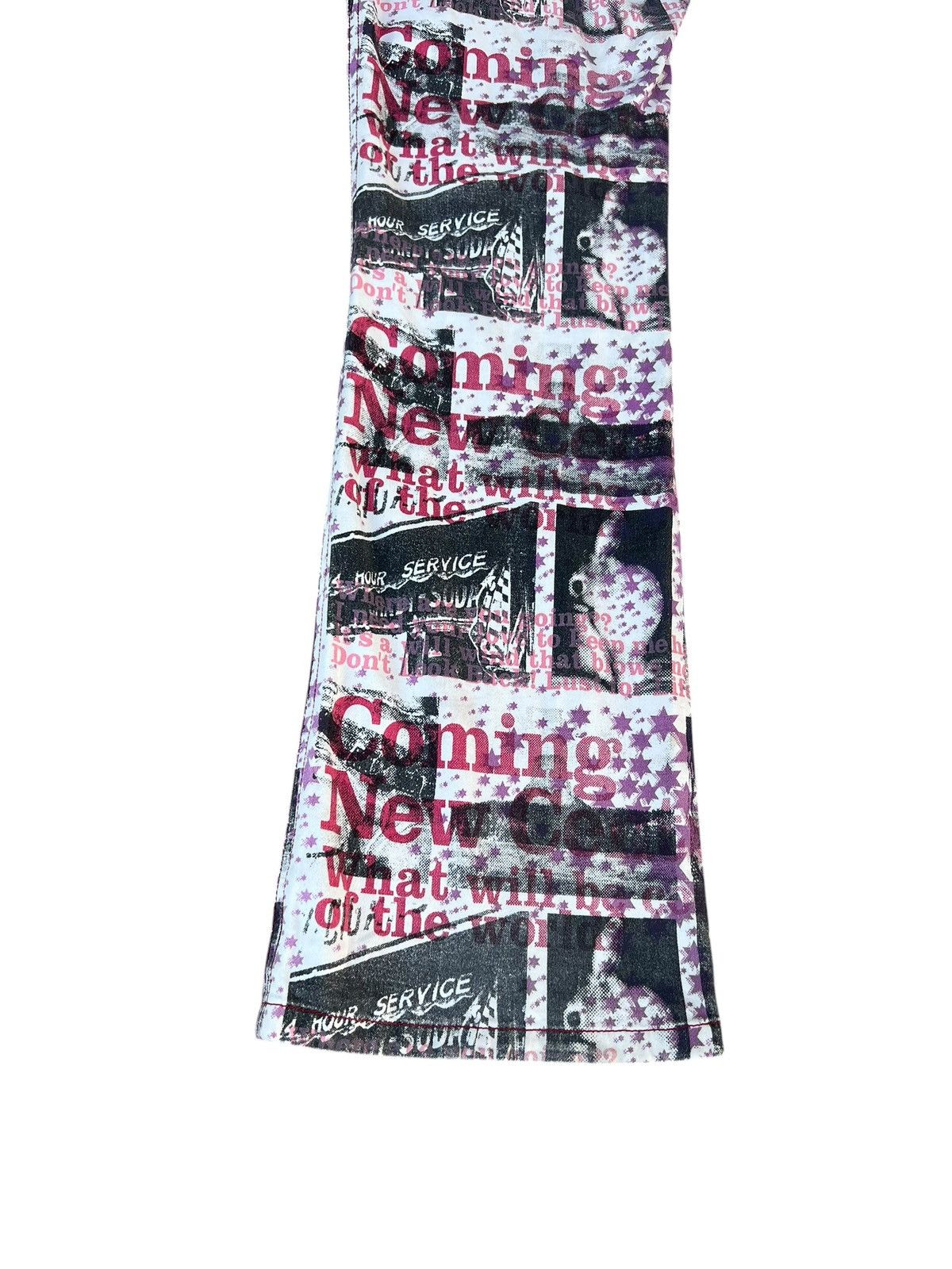 semanticdesign Vintage Algonquins Japan All Print Stretch Bootcut Pant Size US 29 - 13 Thumbnail