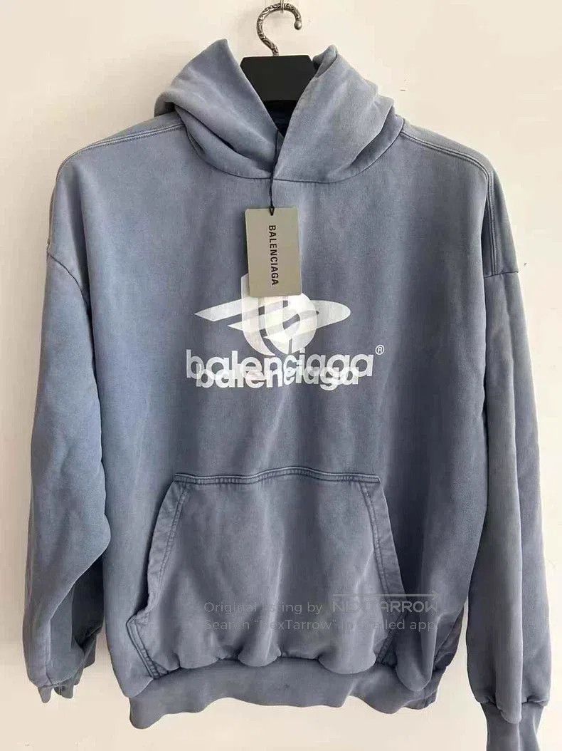Balenciaga 3B Phantom Hooded Sweatshirt