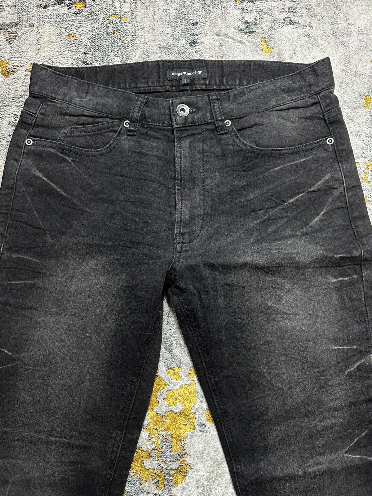 semanticdesign Mud Wash Semantic Design Distressed Denim Jeans Size US 30 / EU 46 - 5 Thumbnail