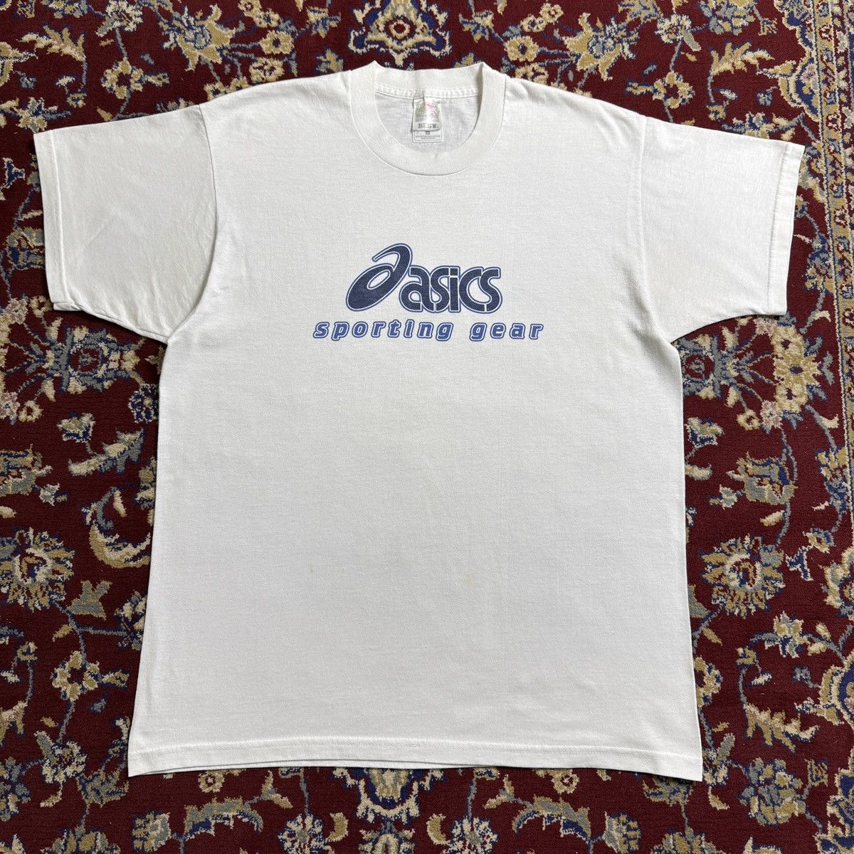 Asics Vintage 90s Asics Sporting Gear shoes brand tee rare 00s y2k Size US XL / EU 56 / 4 - 2 Thumbnail