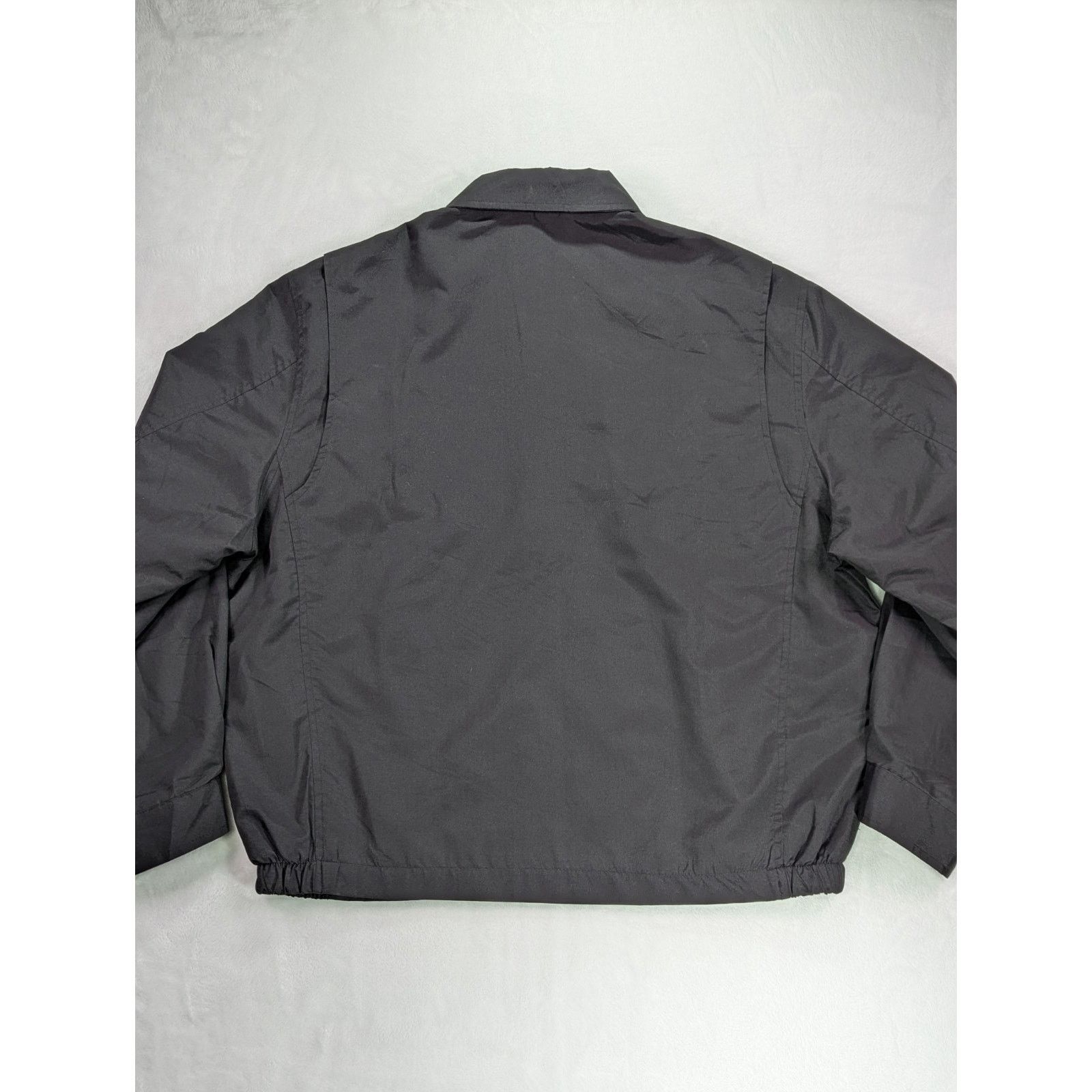 Greg Norman Sz Large Black Light Weight Golf Jacket Vintage EUC Size US L / EU 52-54 / 3 - 10 Thumbnail
