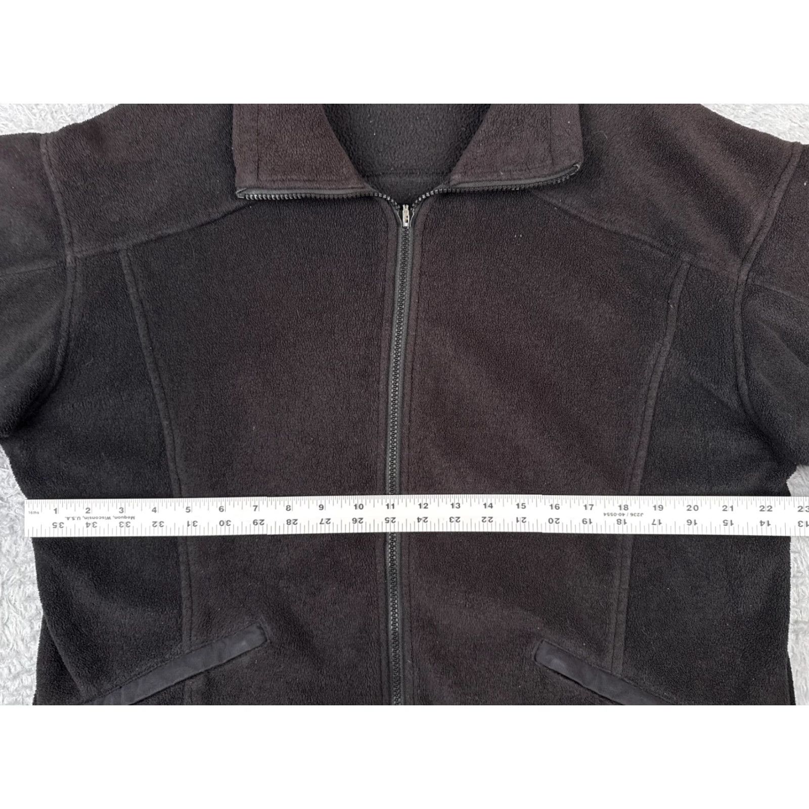 Vintage VINTAGE Columbia Jacket Womens L Black Full Zip Hoodie Fleece Polyester Size L / US 10 / IT 46 - 7 Thumbnail