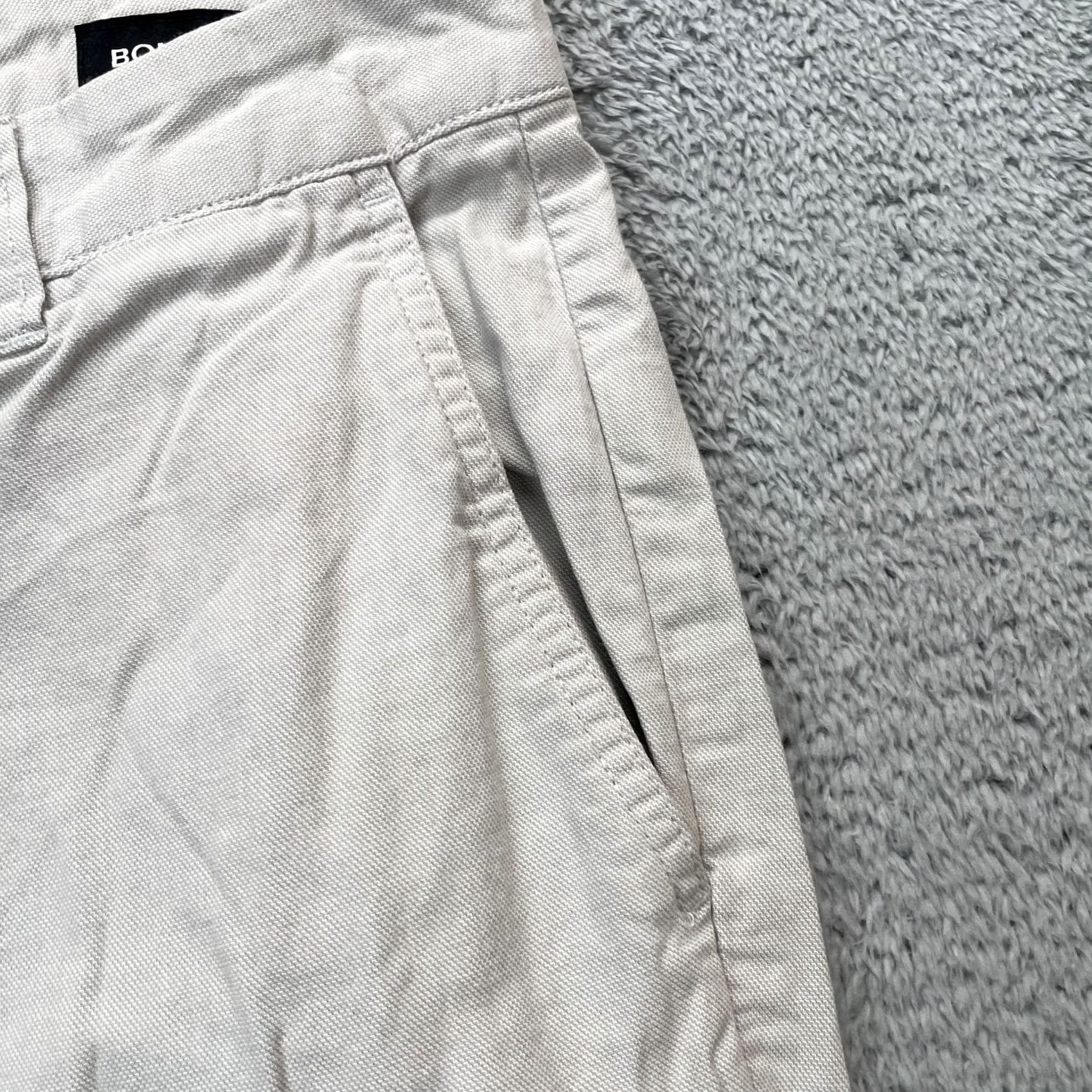 Bonobos Bonobos Pants Mens 32x30 Chino Slim Fit Straight Leg Cotton Spandex Beige Flat Front Baggy? Size US 32 / EU 48 - 4 Thumbnail