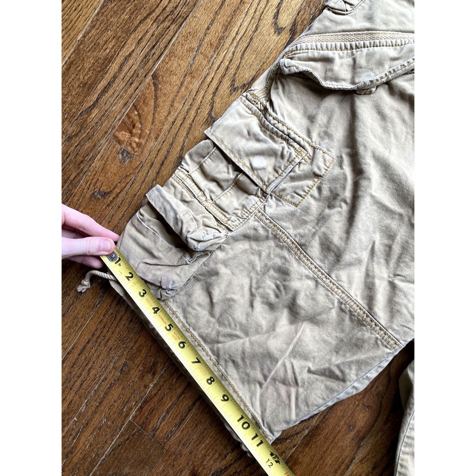 Polo Ralph Lauren VINTAGE Polo Ralph Lauren Cargo Shorts Mens 40 Beige Cotton Flat Front Pockets 90s Army Baggy Size US L / EU 52-54 / 3 - 7 Thumbnail
