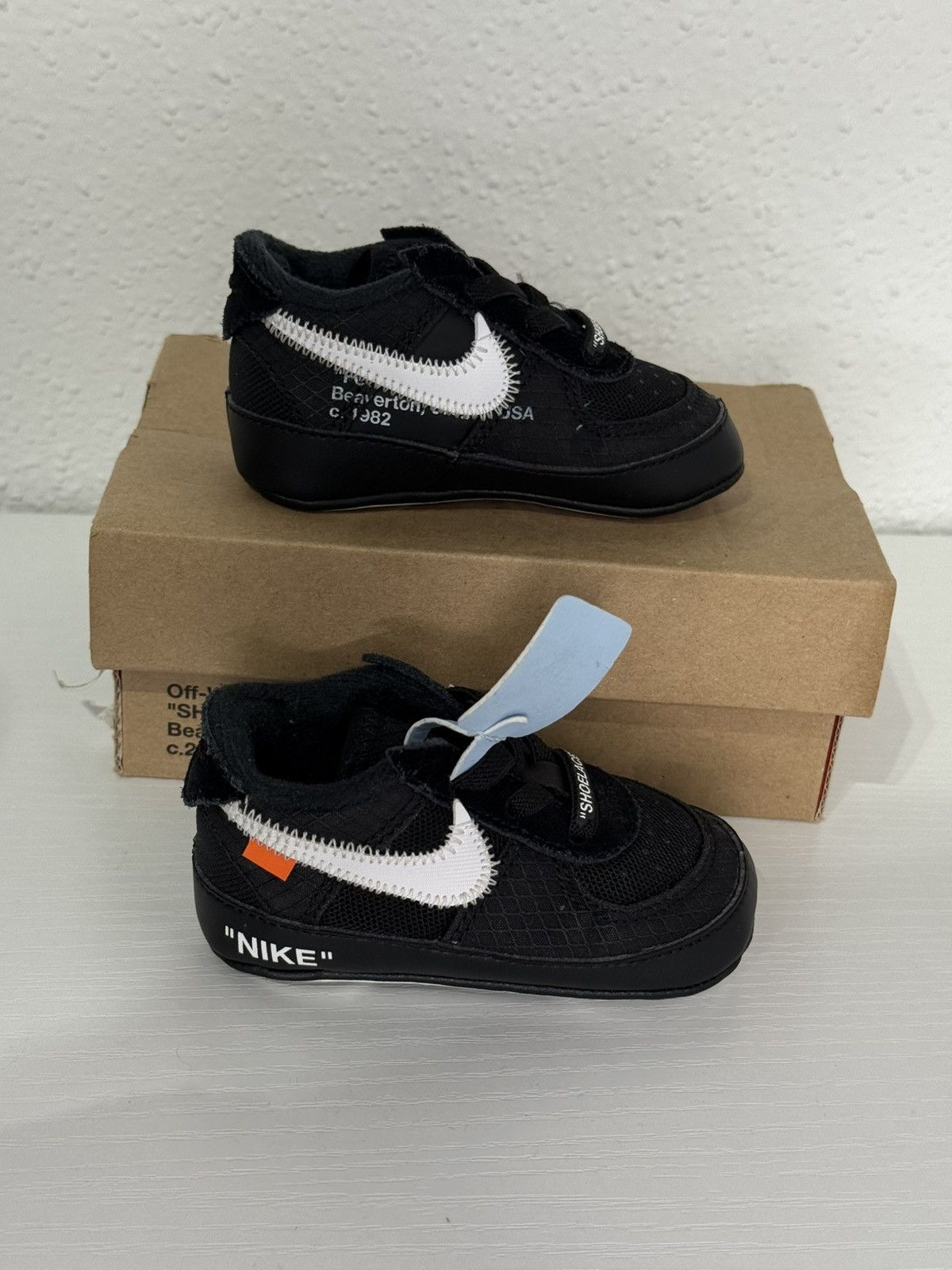 Nike Nike Air Force 1 Low x Off-White Toddler 3C Size US 10 / EU 43 - 3 Thumbnail
