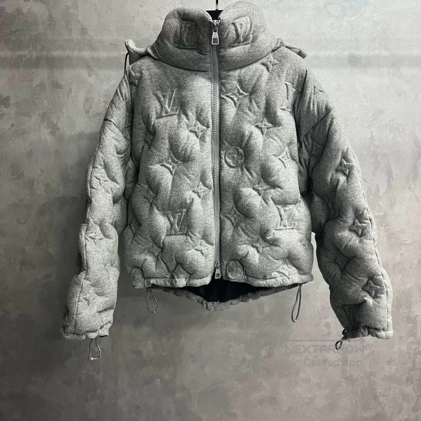 Louis Vuitton Louis Vuitton Gray Embossed Full Print Jacket. Size US S / EU 44-46 / 1 - 1 Thumbnail