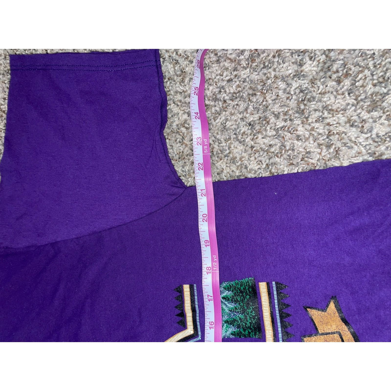 Jerzees Vintage Eureka Springs Shirt Arkansas Purple 90s Tee VTG L Size US L / EU 52-54 / 3 - 9 Thumbnail