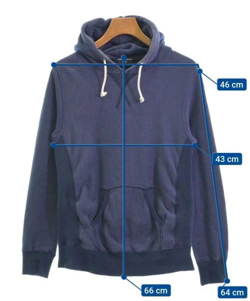 Comme des Garcons Homme Hoodie Cotton Logo Print Inseam Pocket Navy Blue Size US M / EU 48-50 / 2 - 3 Thumbnail