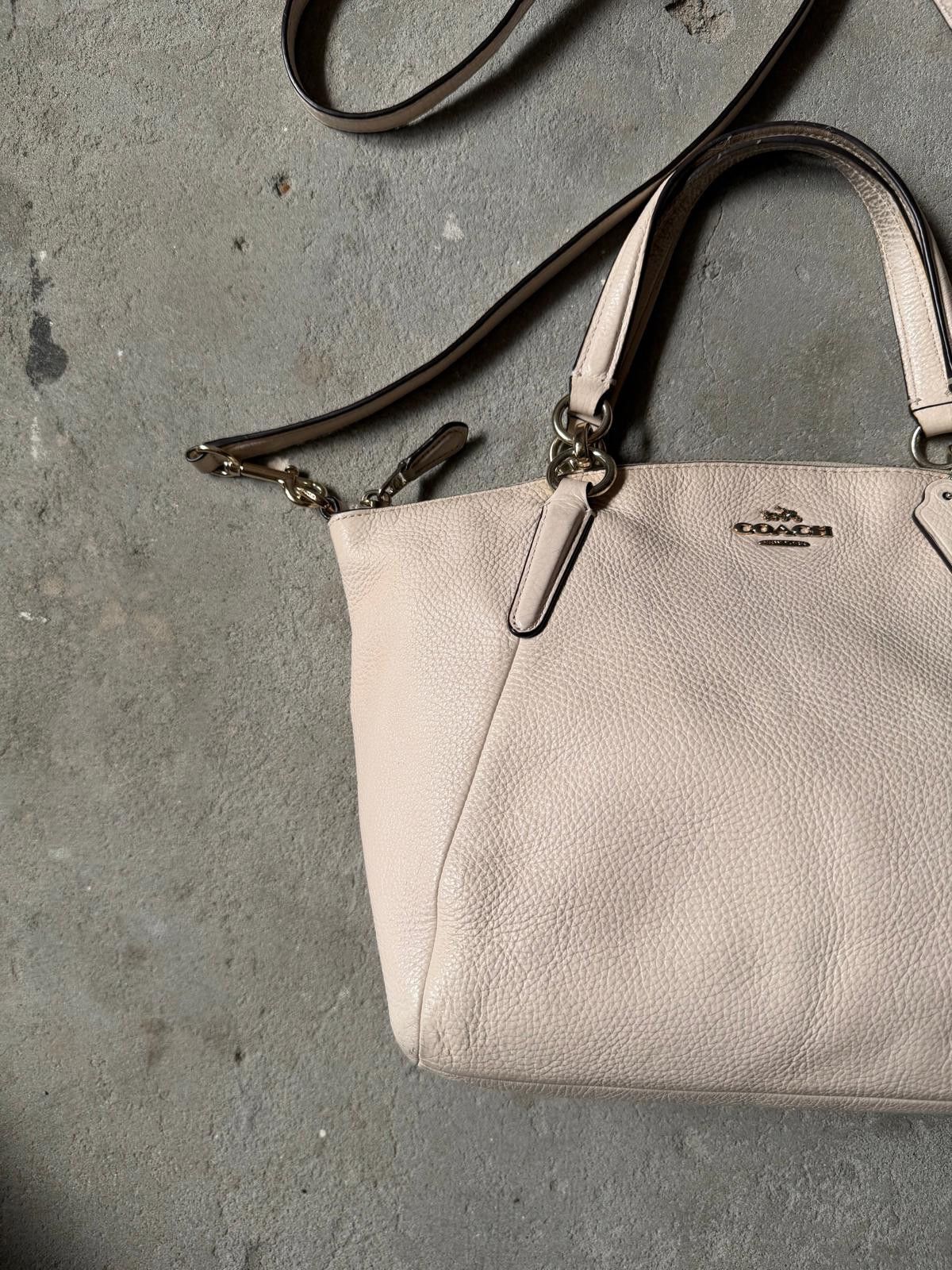 Coach Coach 2Way Kelsey Leather Shoulder Bag White Size ONE SIZE - 2 Thumbnail