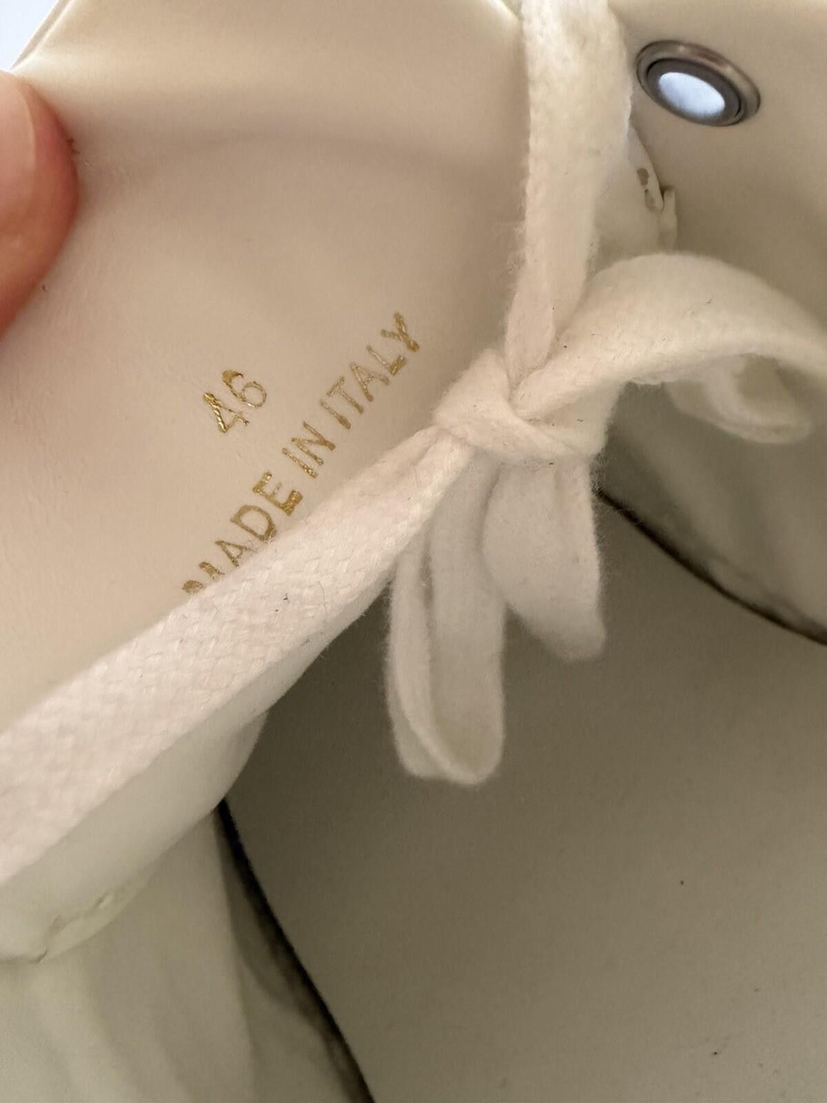 Versace Versace Greca Sneakers White Black Gold Leather EU 46 New Size US 13 / EU 46 - 8 Thumbnail